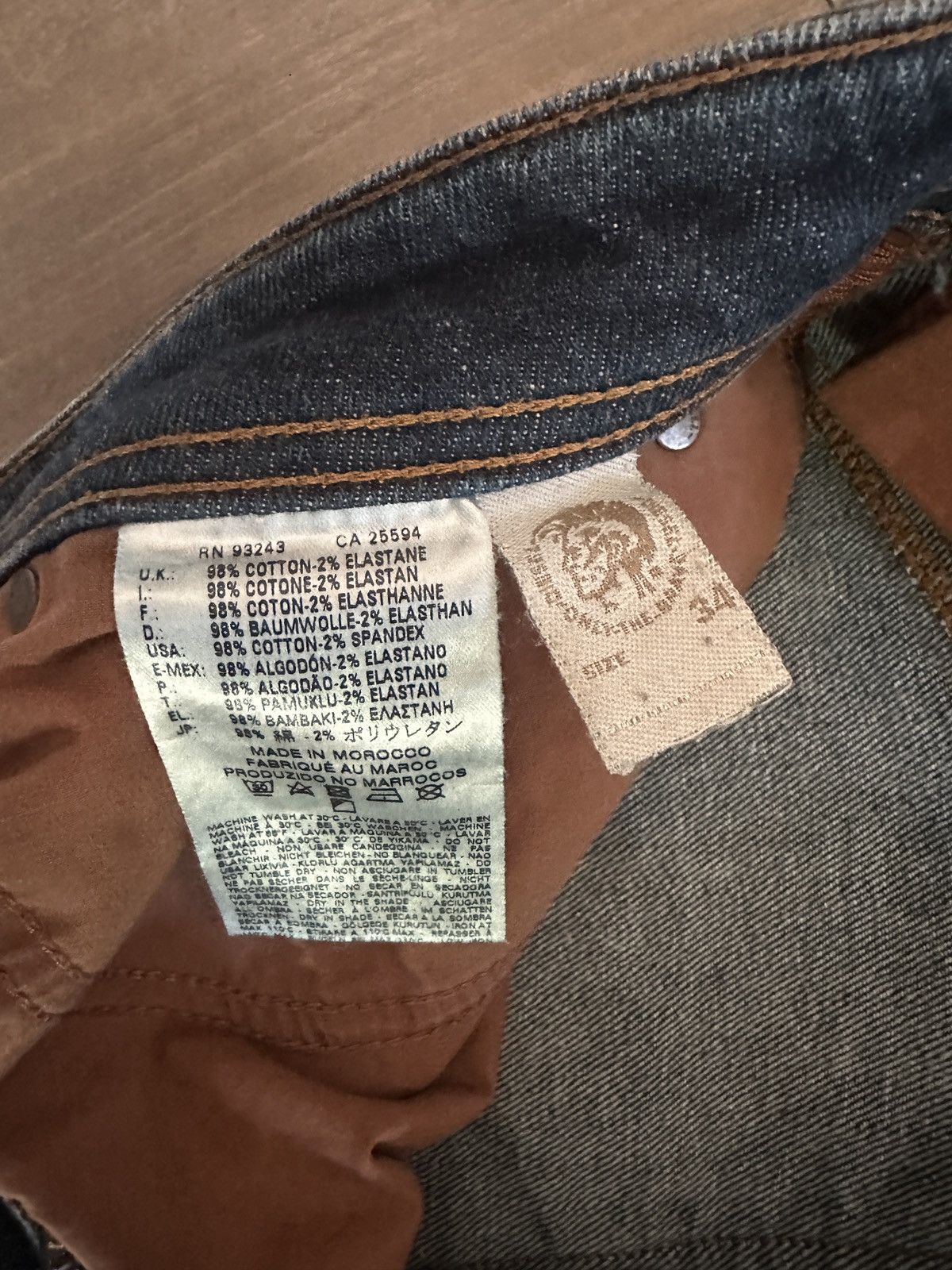 Diesel Diesel Safado Denim size 34 Size US 34 / EU 50 - 6 Thumbnail