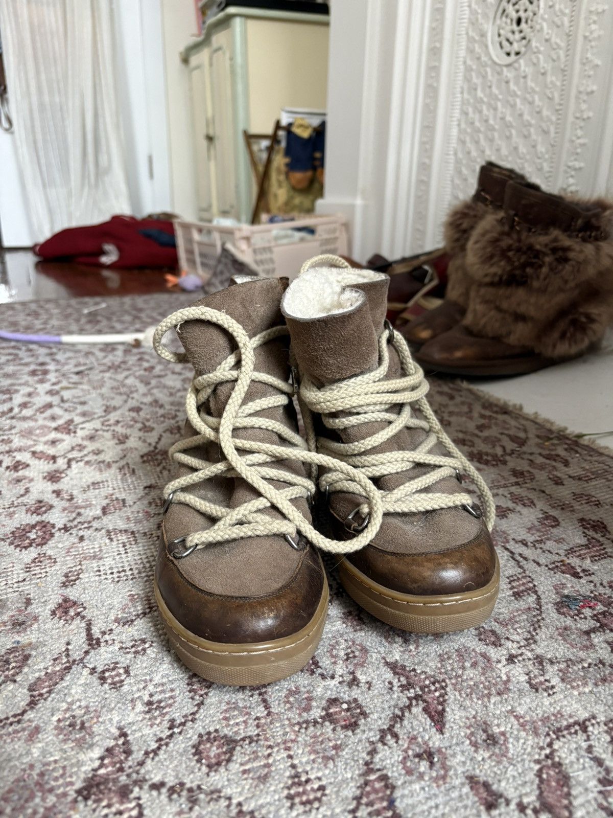 Isabel Marant Isabelle marant high top wedged sneakers Size US 8.5 / IT 38.5 - 1 Thumbnail
