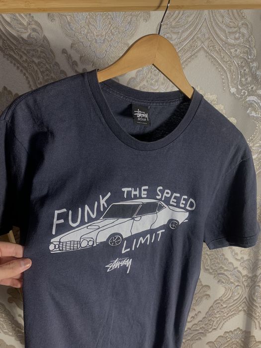 Vintage Vintage Stussy T-Shirt 1980s Funk The Speed Limit Y2K Rare