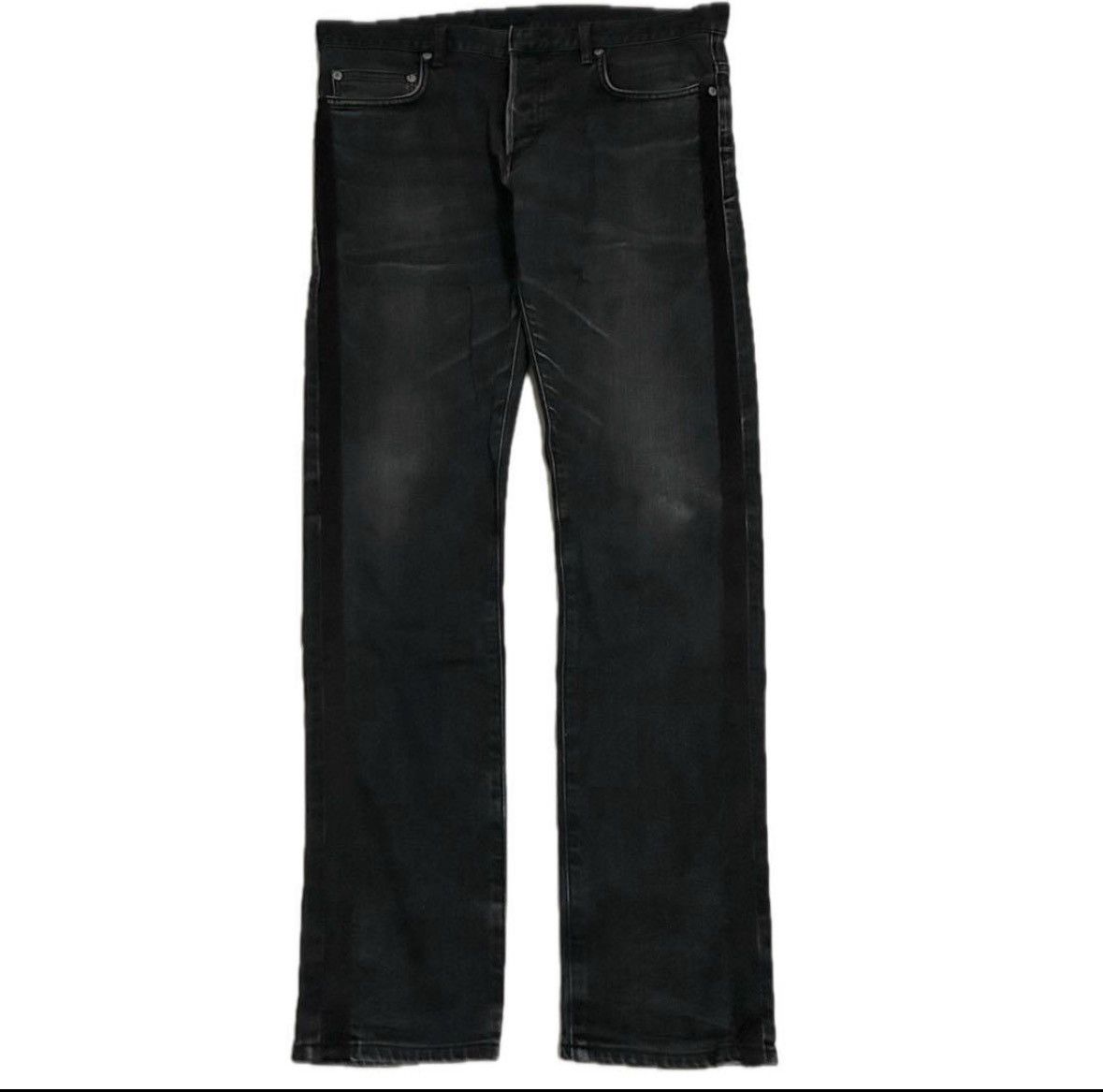 Dior 10AW Dior HOMME Chris Period Sideline Skinny Denim Pants 