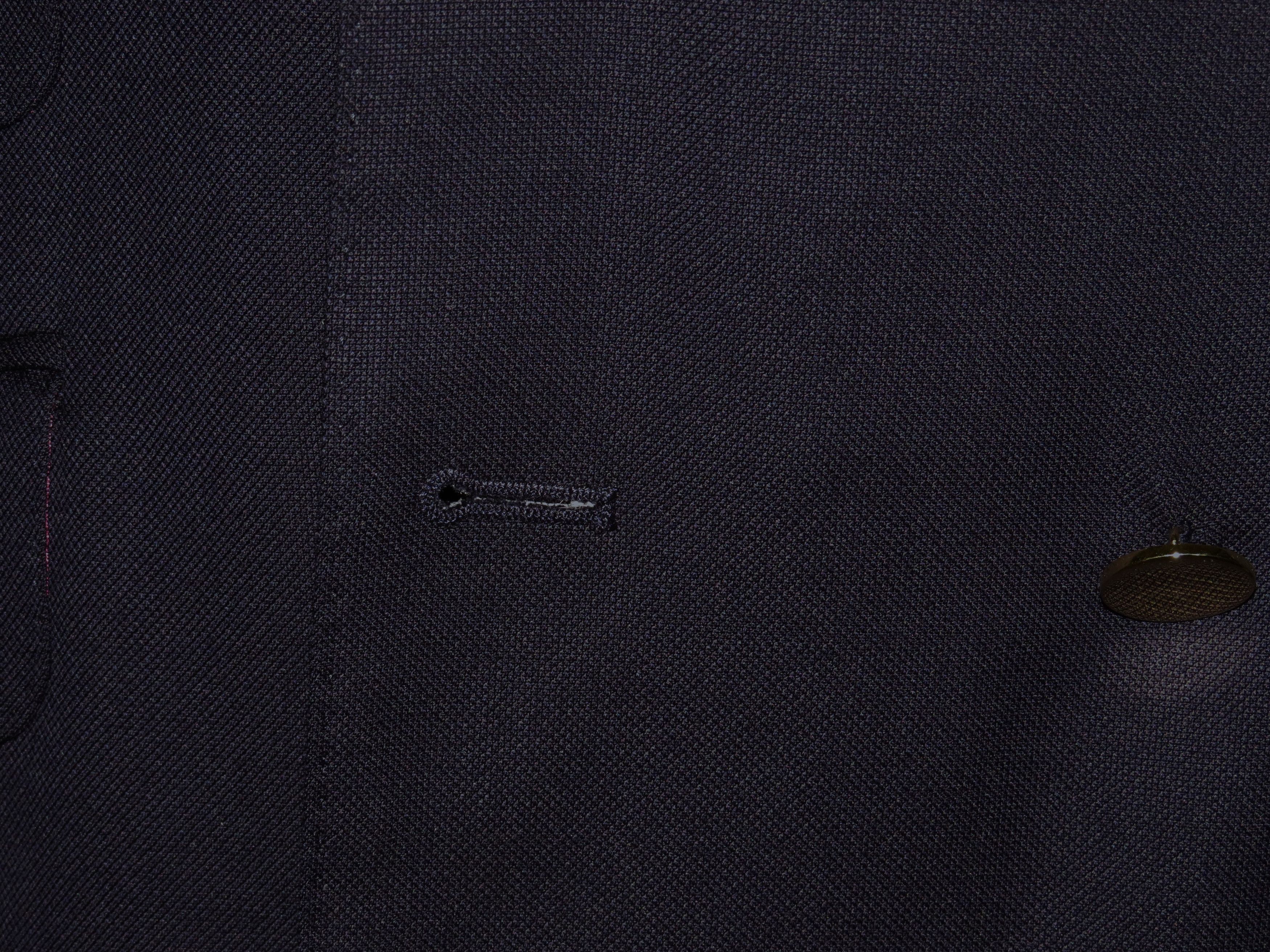 Other Alex Hitz Navy Gold Button Double Breasted Blazer 40S Size 40S - 8 Thumbnail