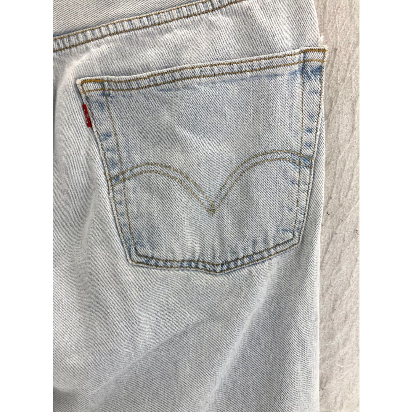 Levi's VINTAGE Levi's 550 Jeans Mens 38X34 High Rise Relaxed Fit 100% Cotton Denim Blue 80s 90s Grunge Jeans Mens Size US 38 / EU 54 - 6 Thumbnail