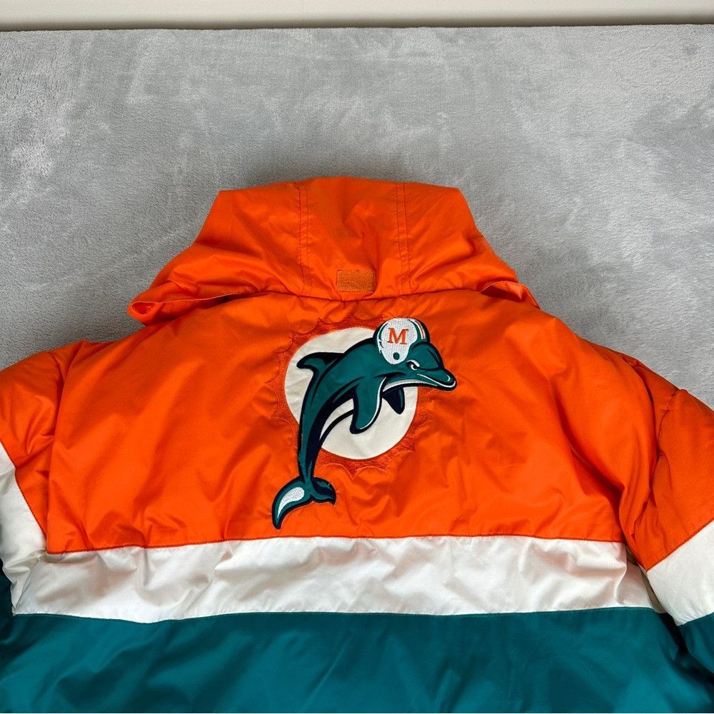 NFL Vintage Rare Miami Dolphins Puffer Jacket Men's Size Medium Size US M / EU 48-50 / 2 - 9 Thumbnail