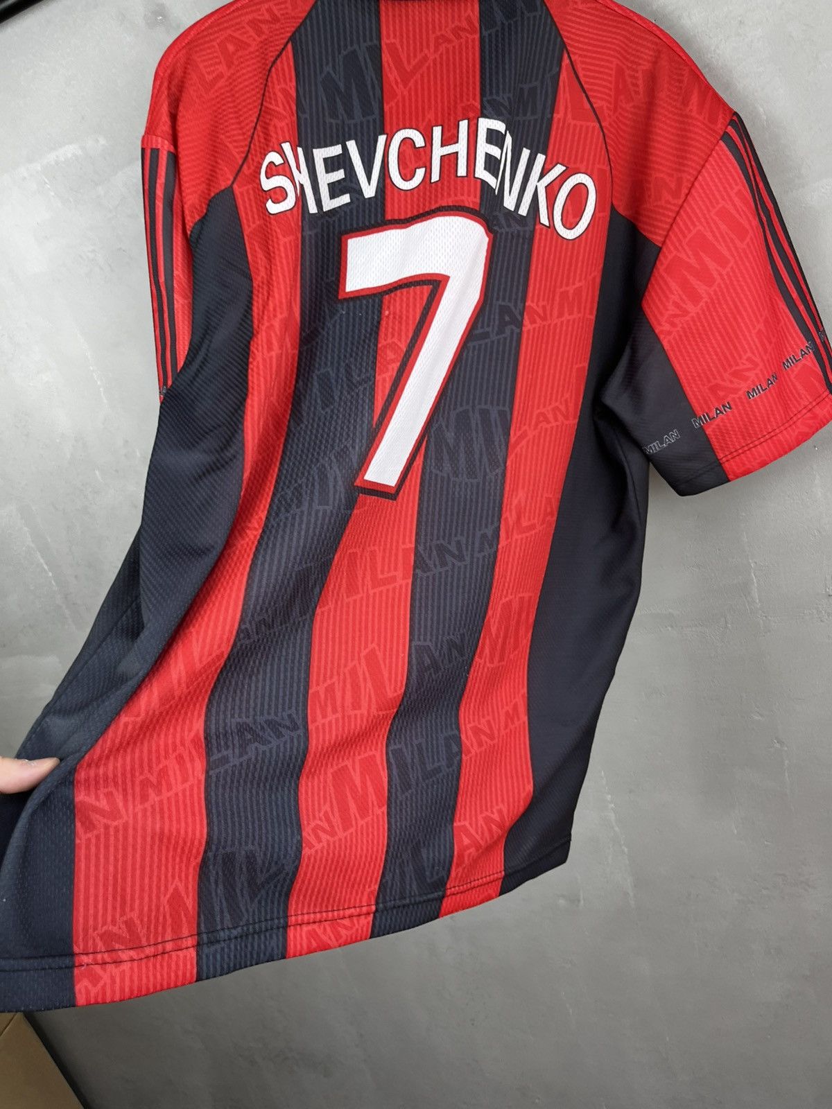 Vintage 90s MALDINI 3 OPEL MILAN FOOTBALL TEE SHIRT Y2k RETRO JERSEY Size US XL / EU 56 / 4 - 2 Thumbnail