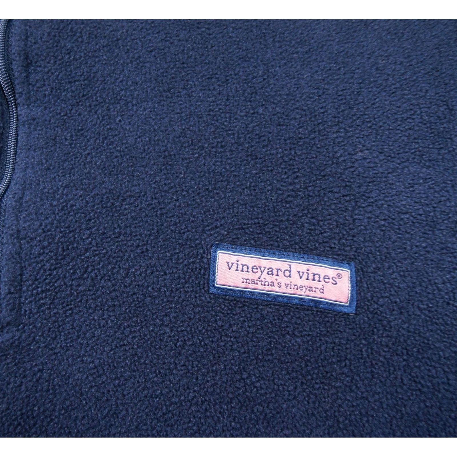 Vineyard Vines Vineyard Vines Sweater Mens Medium Blue Fleece Quarter Zip Pullover Lightweight Shirt Mens Blue Pullover 1/4 Zip Vintage: No Size US M / EU 48-50 / 2 - 2 Thumbnail