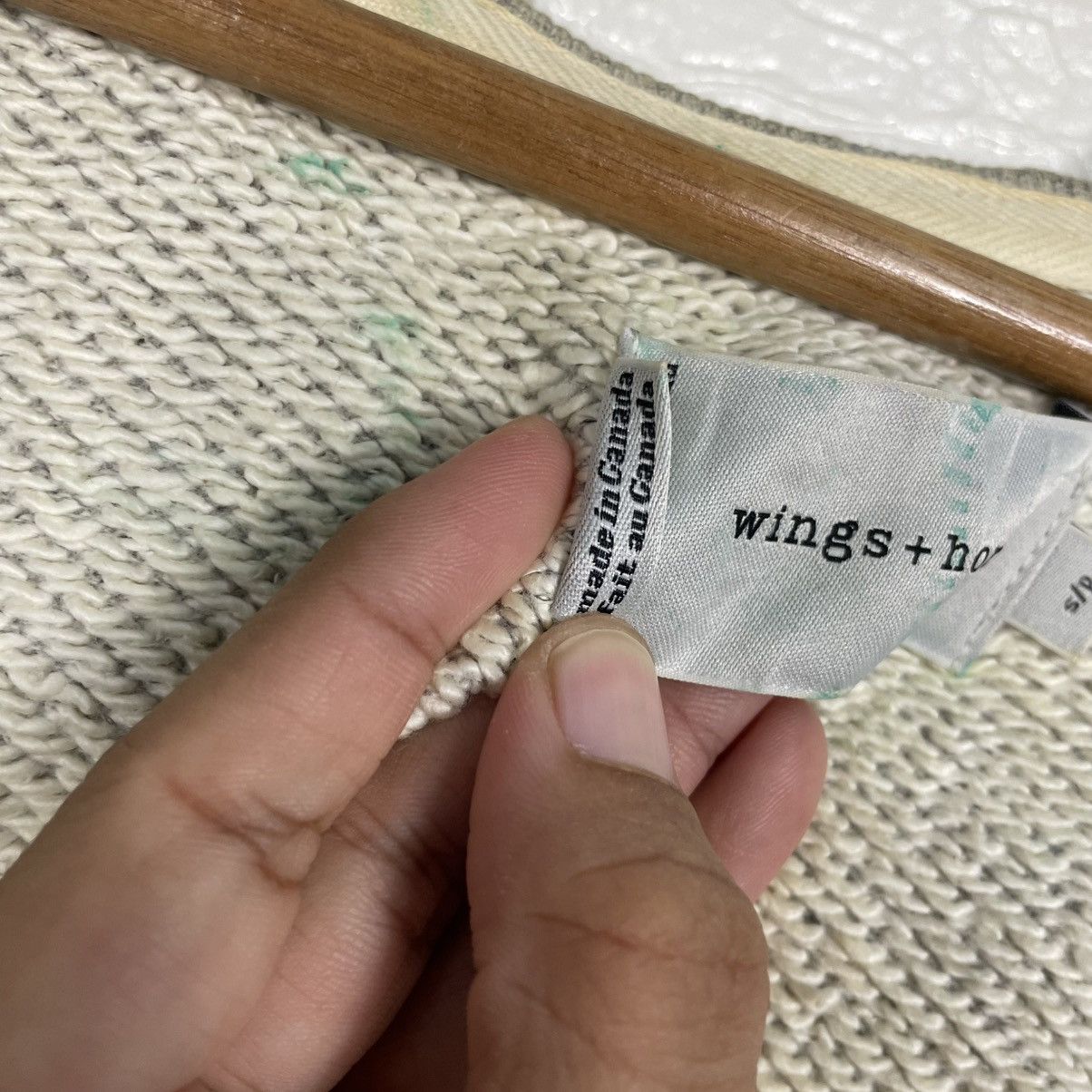 Wings + Horns Wings + Horns Zipper Hoodie Size US S / EU 44-46 / 1 - 18 Thumbnail