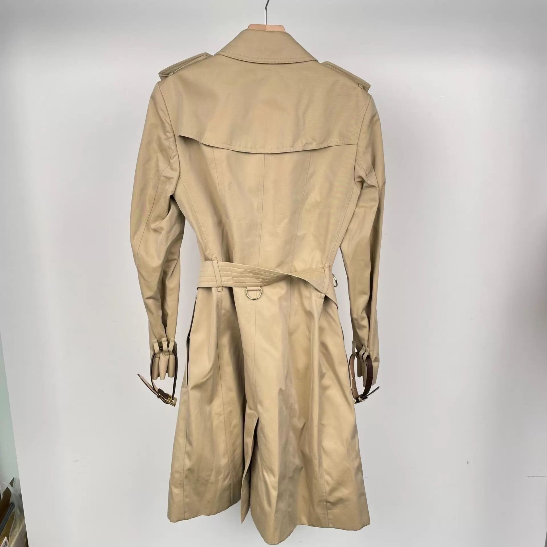 Burberry Burberry Khaki Double-Breasted Belted Long TrenchCoat 38 Size XS / US 0-2 / IT 36-38 - 2 Thumbnail