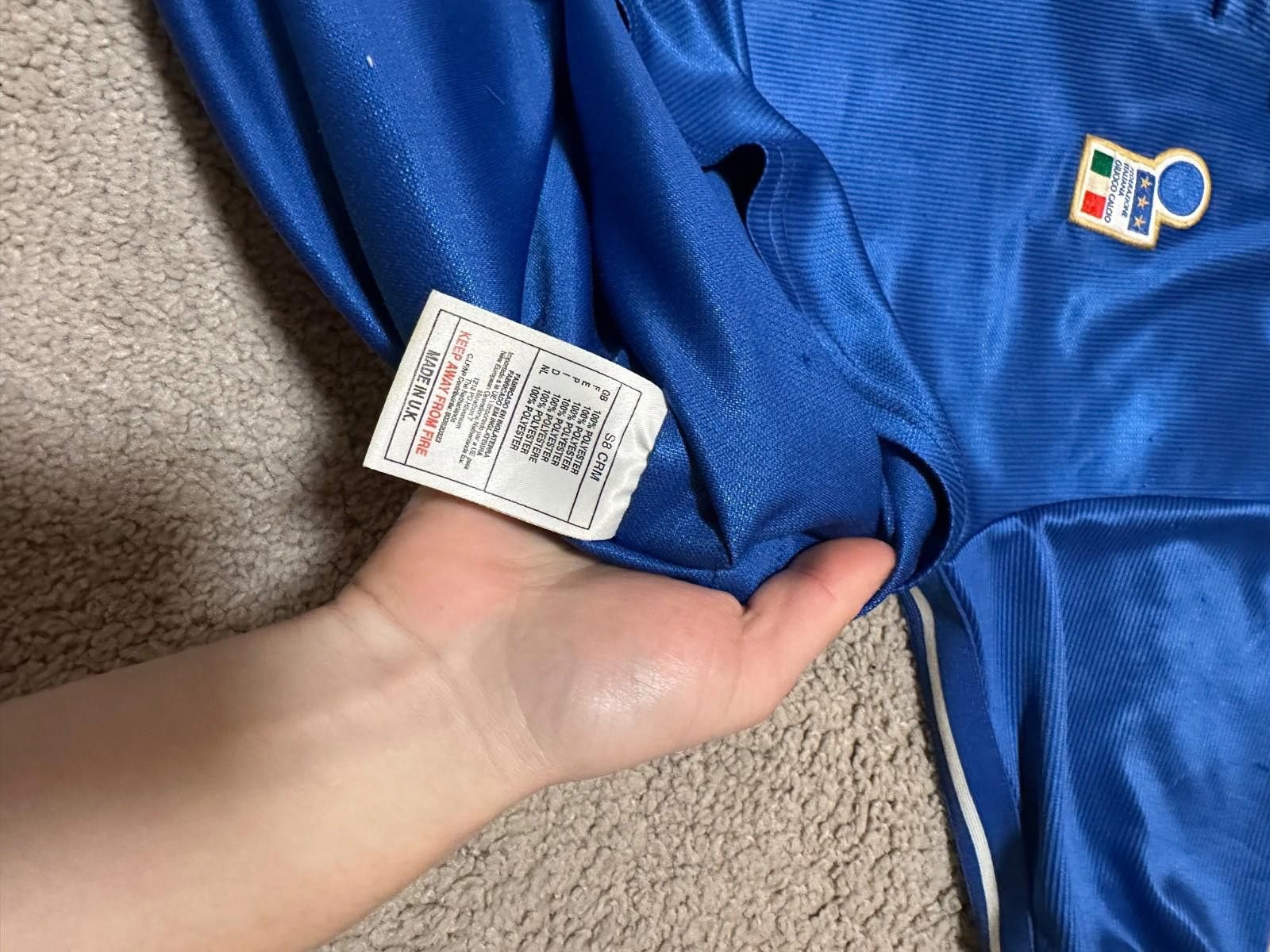 Nike ITALY 1997 1998 HOME SHIRT FOOTBALL SOCCER JERSEY NIKE Size US L / EU 52-54 / 3 - 6 Thumbnail