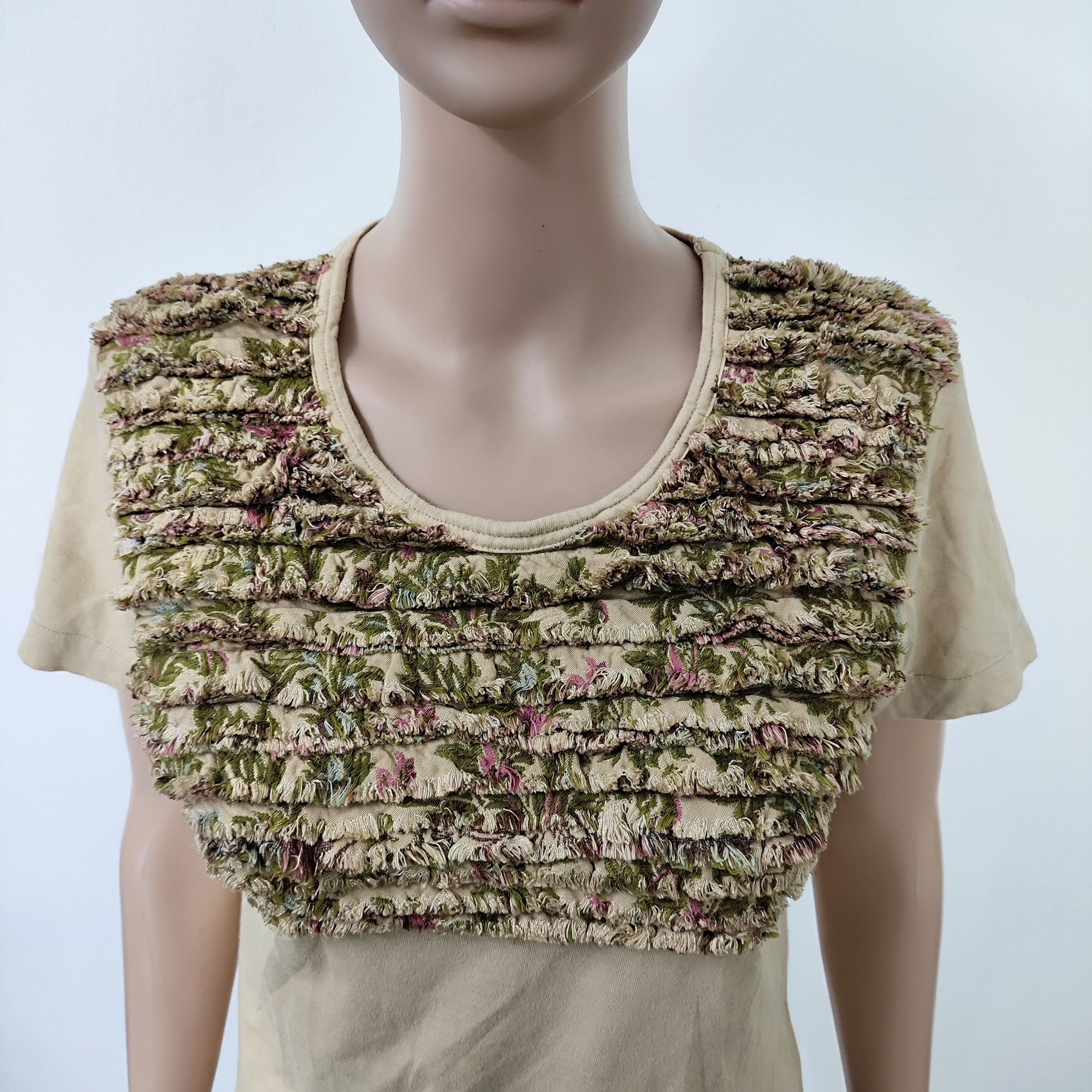 Junya Watanabe AD2000 vintage tricot comme des garcons short sleeve Size S / US 4 / IT 40 - 2 Thumbnail