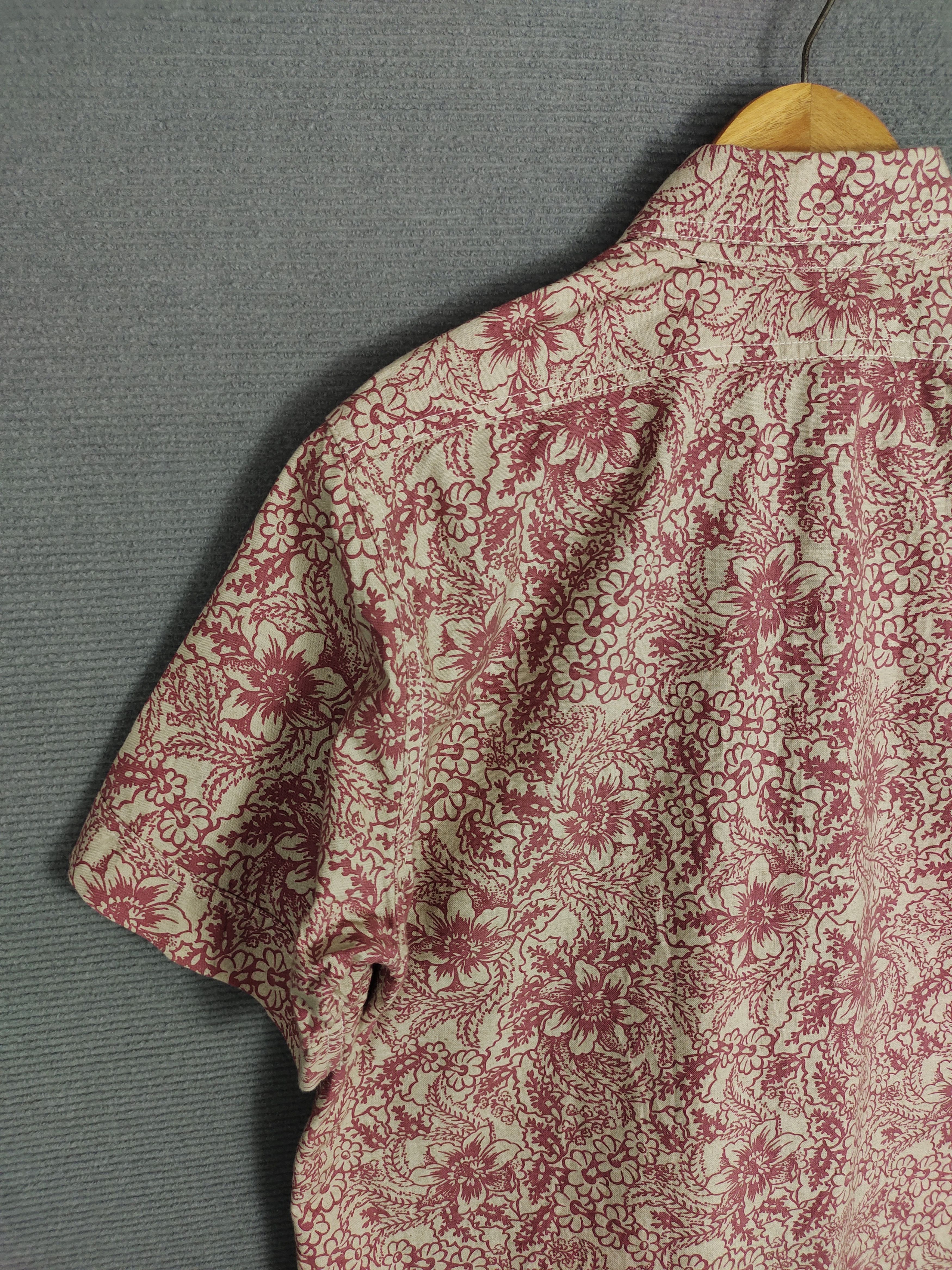 Nanamica × The North Face Purple Label The North Face Purple Label Nanamica Flower Printed Shirt Size US L / EU 52-54 / 3 - 10 Thumbnail