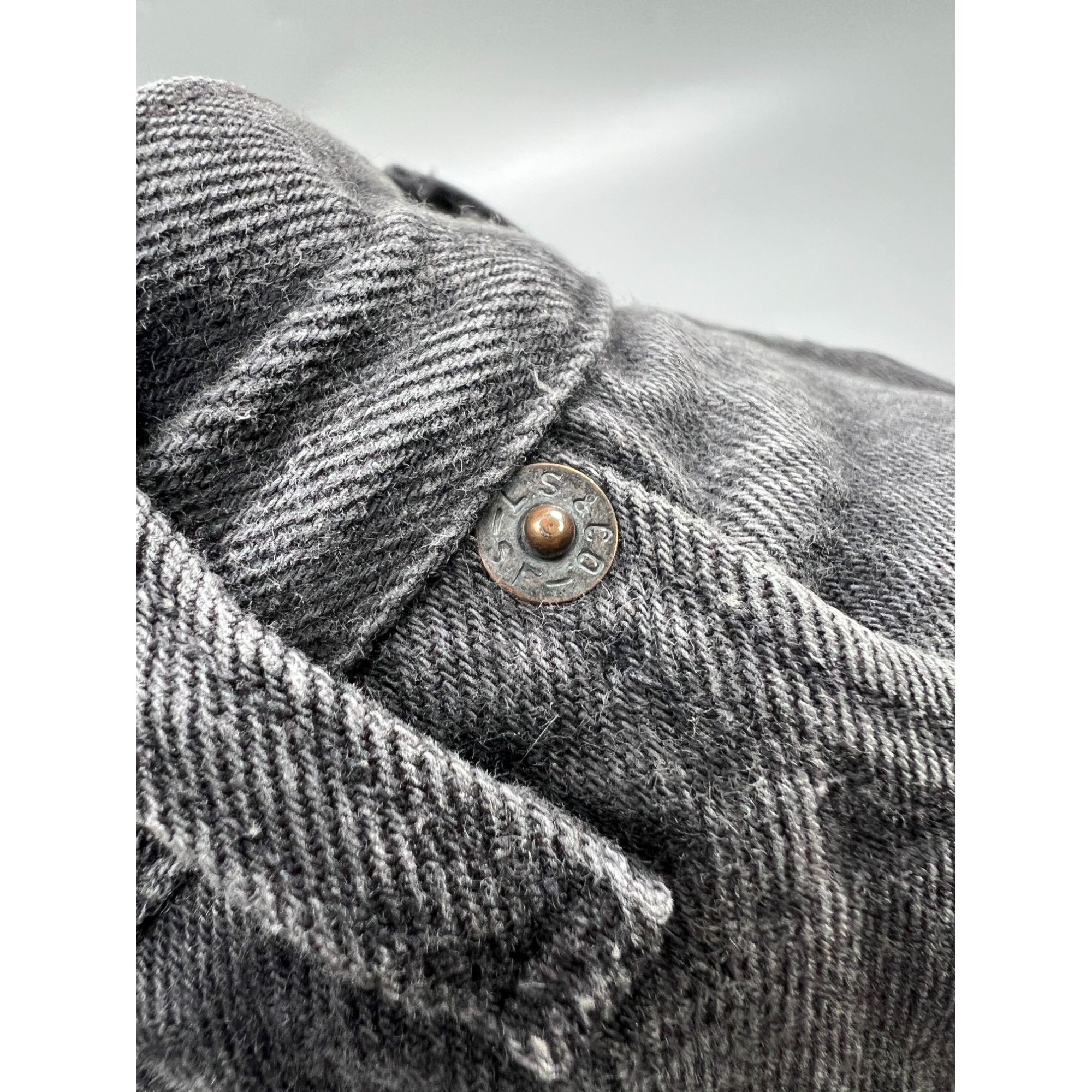 Levi's Levi’s 501 Made in USA Gray Denim Jeans Pants (Y0915) Size US 30 / EU 46 - 6 Thumbnail