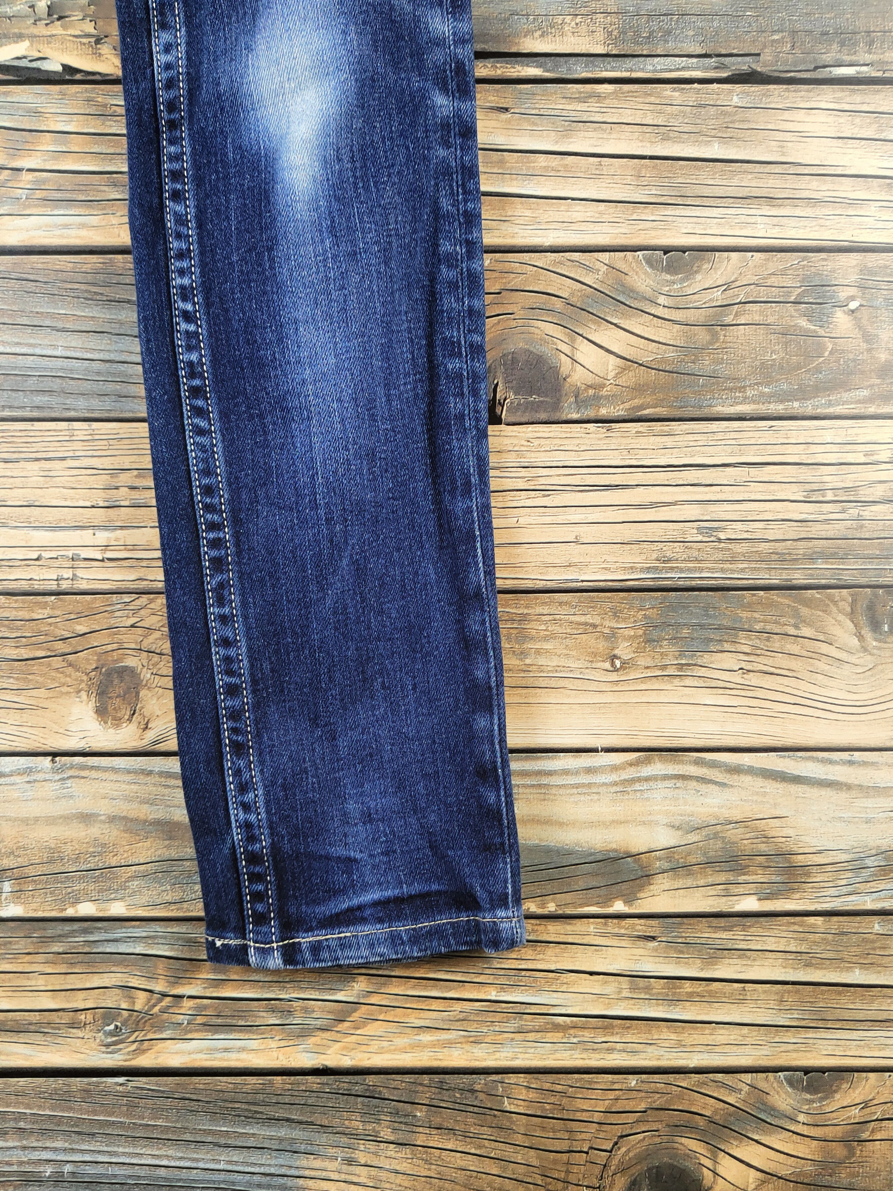 Levi's DL Levi's Blue Distressed Ripped Jeans #46-827 Size 27" / US 4 / IT 40 - 6 Thumbnail