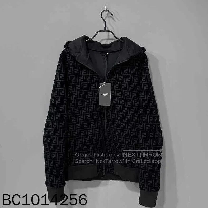 Fendi Fendi Printed velvet zip-up jacket Size US M / EU 48-50 / 2 - 1 Thumbnail