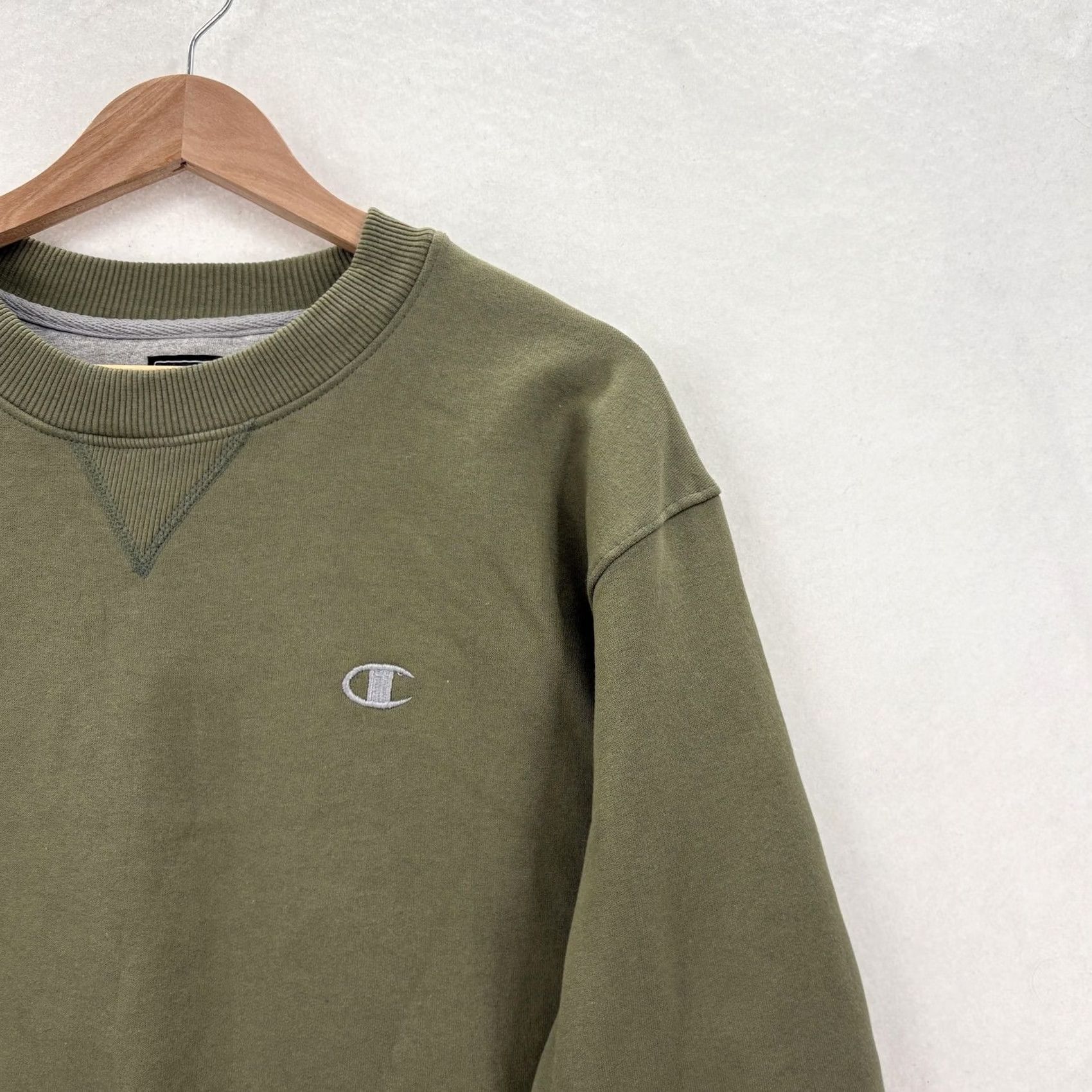 Champion Champion Sweatshirt Mens Medium Green Fleece Crewneck Pullover NWT Double Dry Embroidered Logo Winter Gym & Training Size US M / EU 48-50 / 2 - 2 Thumbnail