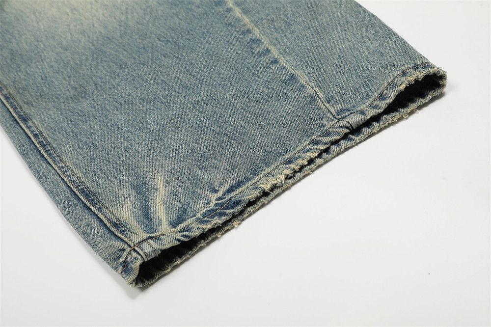 Vintage Men's loose retro punk distressed washed scimitar jeans Size US 34 / EU 50 - 6 Thumbnail
