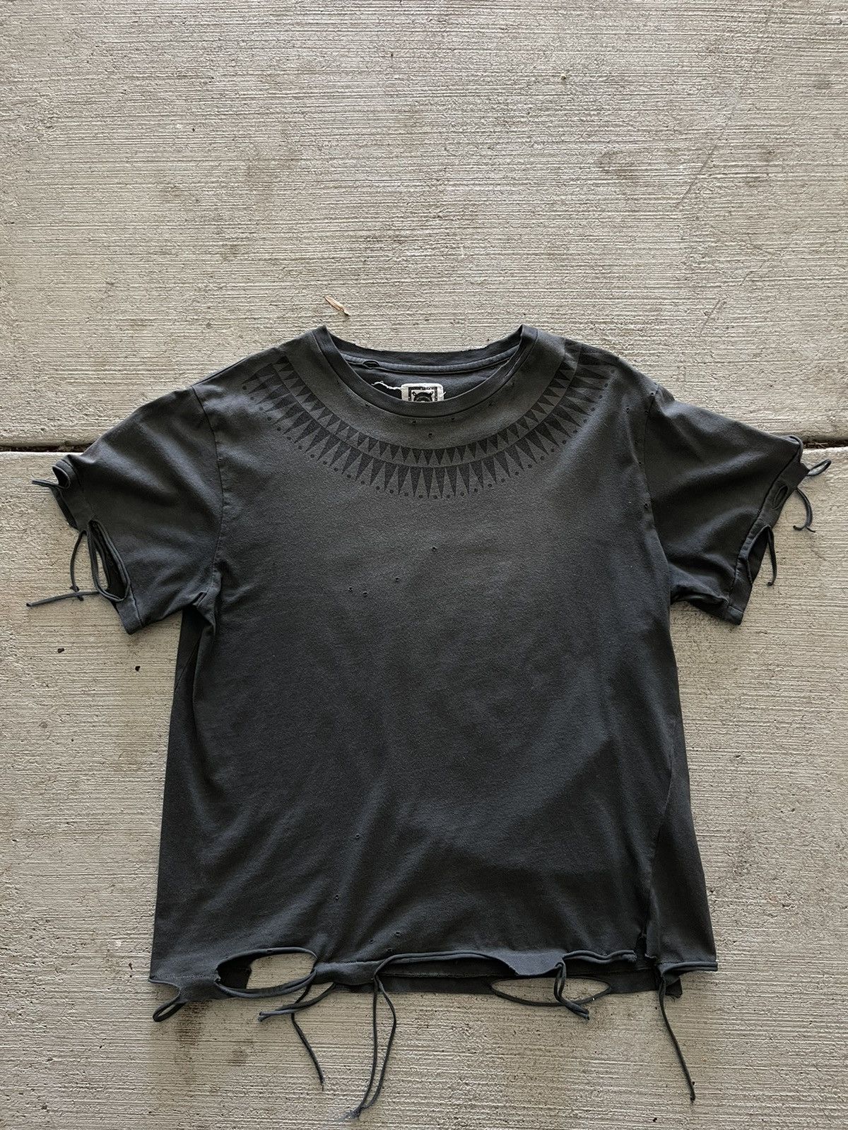 image of Undercover Ss03 Scab Tee in Green, Men's (Size Medium)