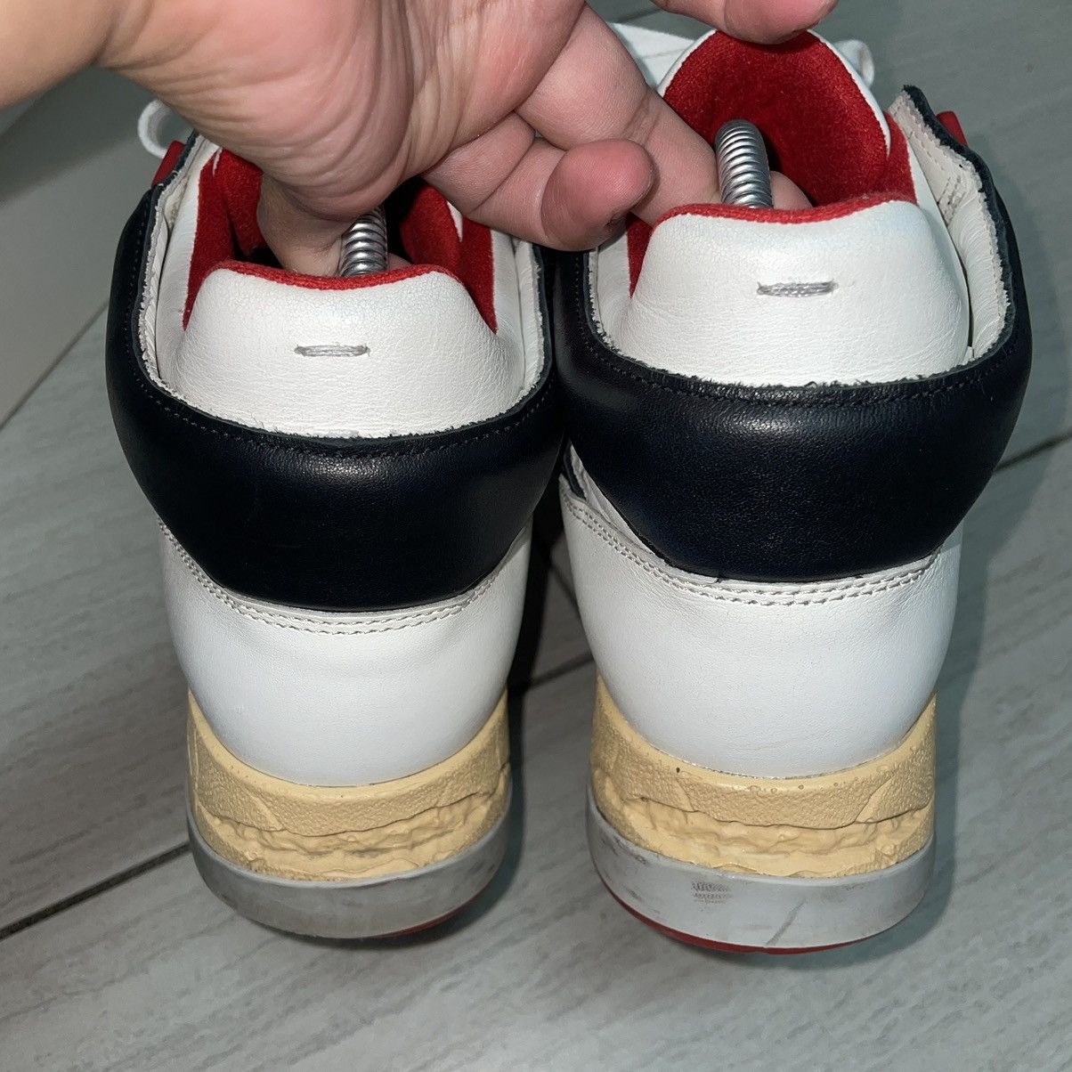 Maison Margiela Margiela Distressed Basketball Sneaker size 40 Size US 7 / EU 40 - 5 Thumbnail
