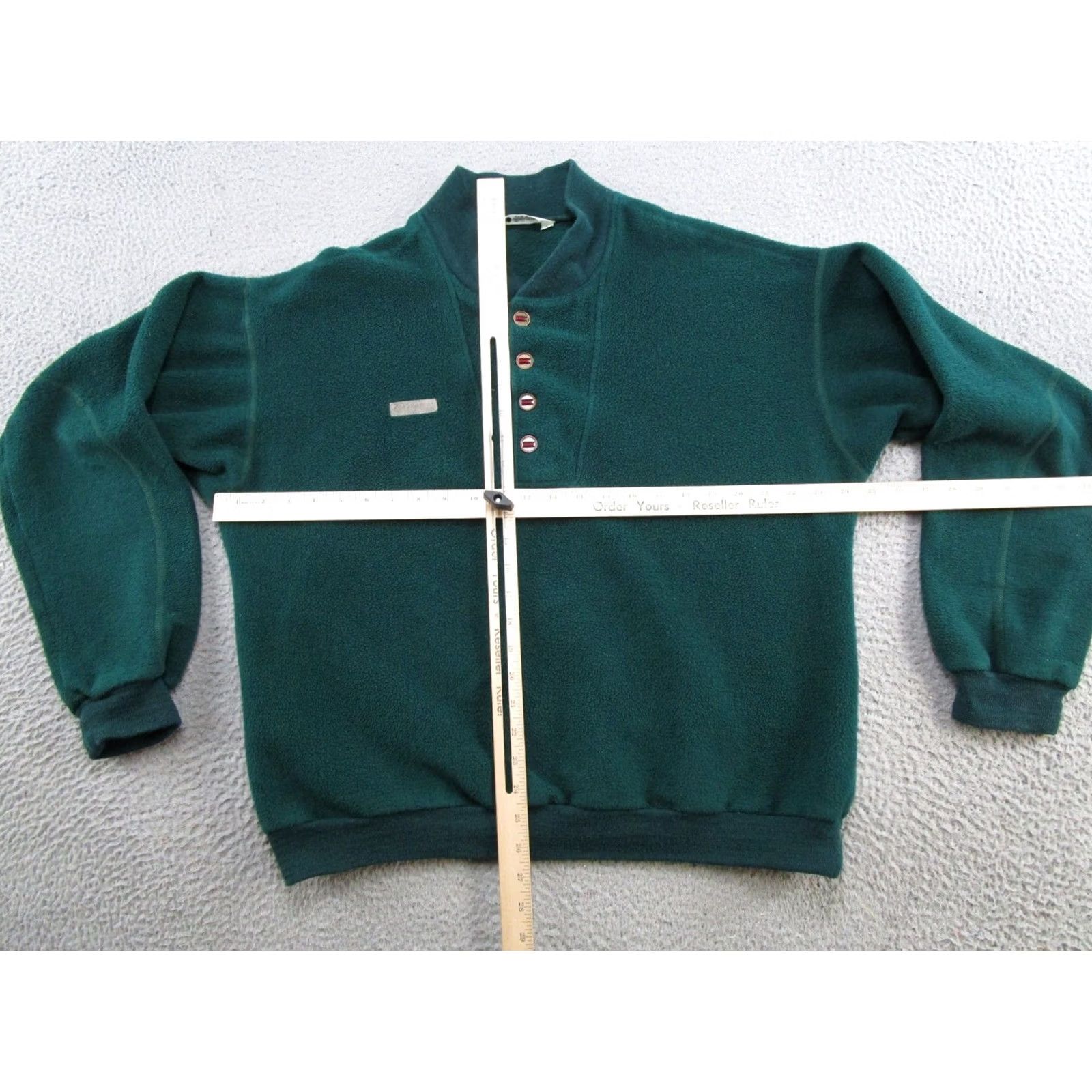 Vintage VINTAGE Columbia Jacket Hoodie? 90s Fleece Size L Mens Green 1/4 Button Read Logo Hiking NP Size US L / EU 52-54 / 3 - 5 Thumbnail