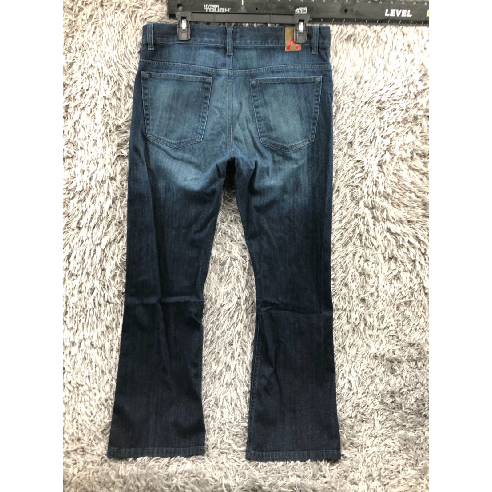 Vintage ALBERTO Jeans Size 34x32 Mens Bootcut Denim Blue 34 in Inseam Medium Wash Regular Rise Mid 5-Pocket Belt Loops Size US 34 / EU 50 - 5 Thumbnail