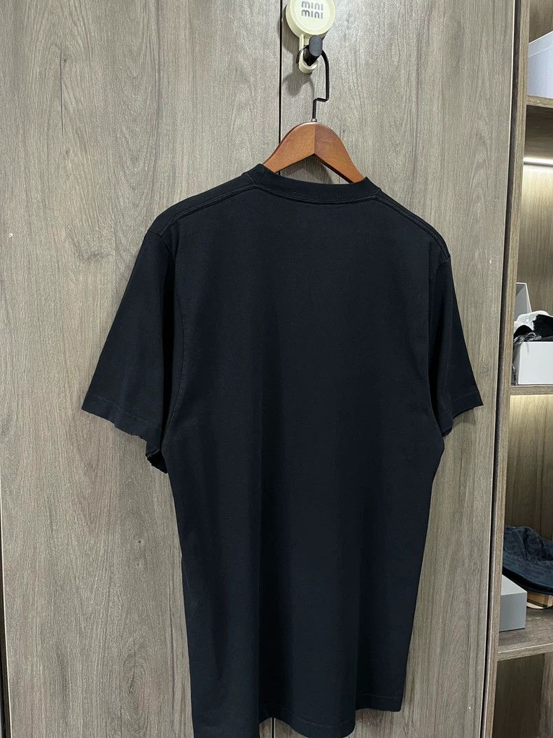 Balenciaga Balenciaga Black Embroidered Logo Short Sleeve Size US S / EU 44-46 / 1 - 4 Thumbnail