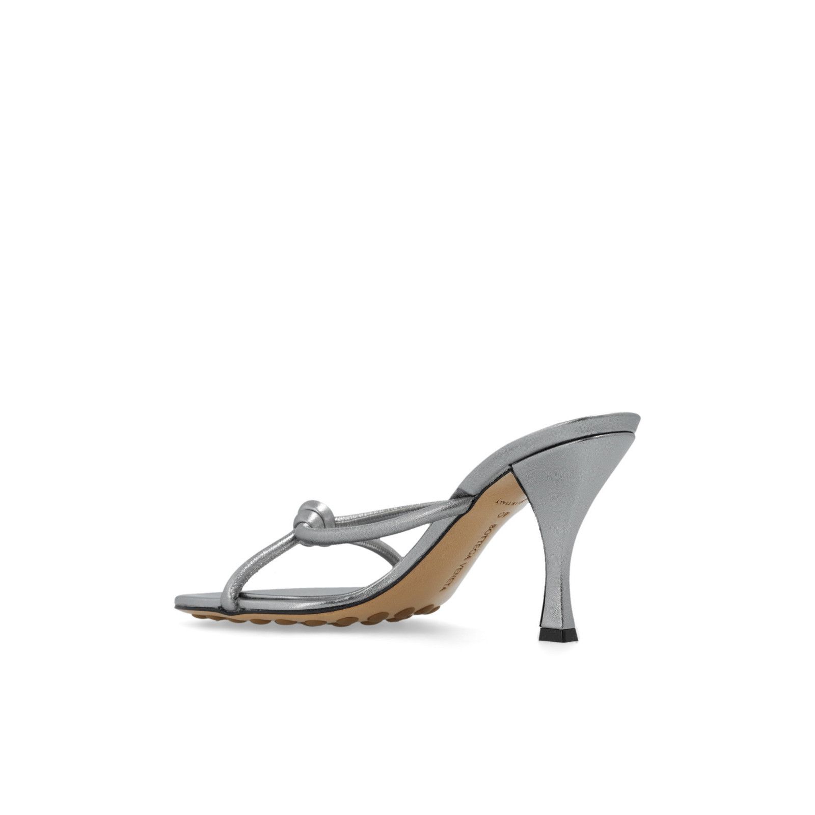 Bottega Veneta BOTTEGA VENETA Blink Silver Mules New & Authentic (Women's s Size US 10 / IT 40 - 4 Thumbnail