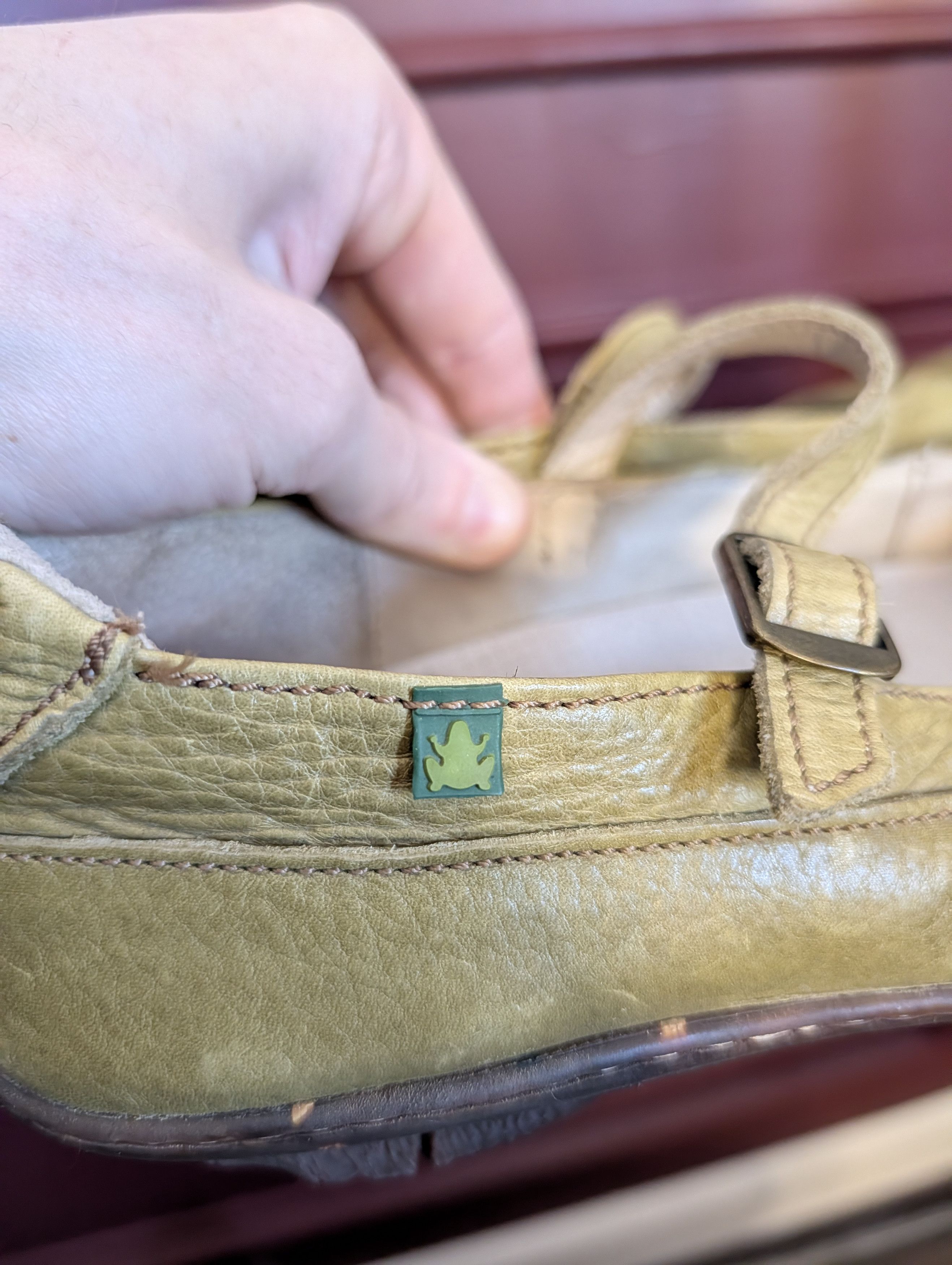 Other EL NATURALISTA Green leather frog Mary Janes 42 Size US 11.5 / IT 41.5 - 4 Thumbnail