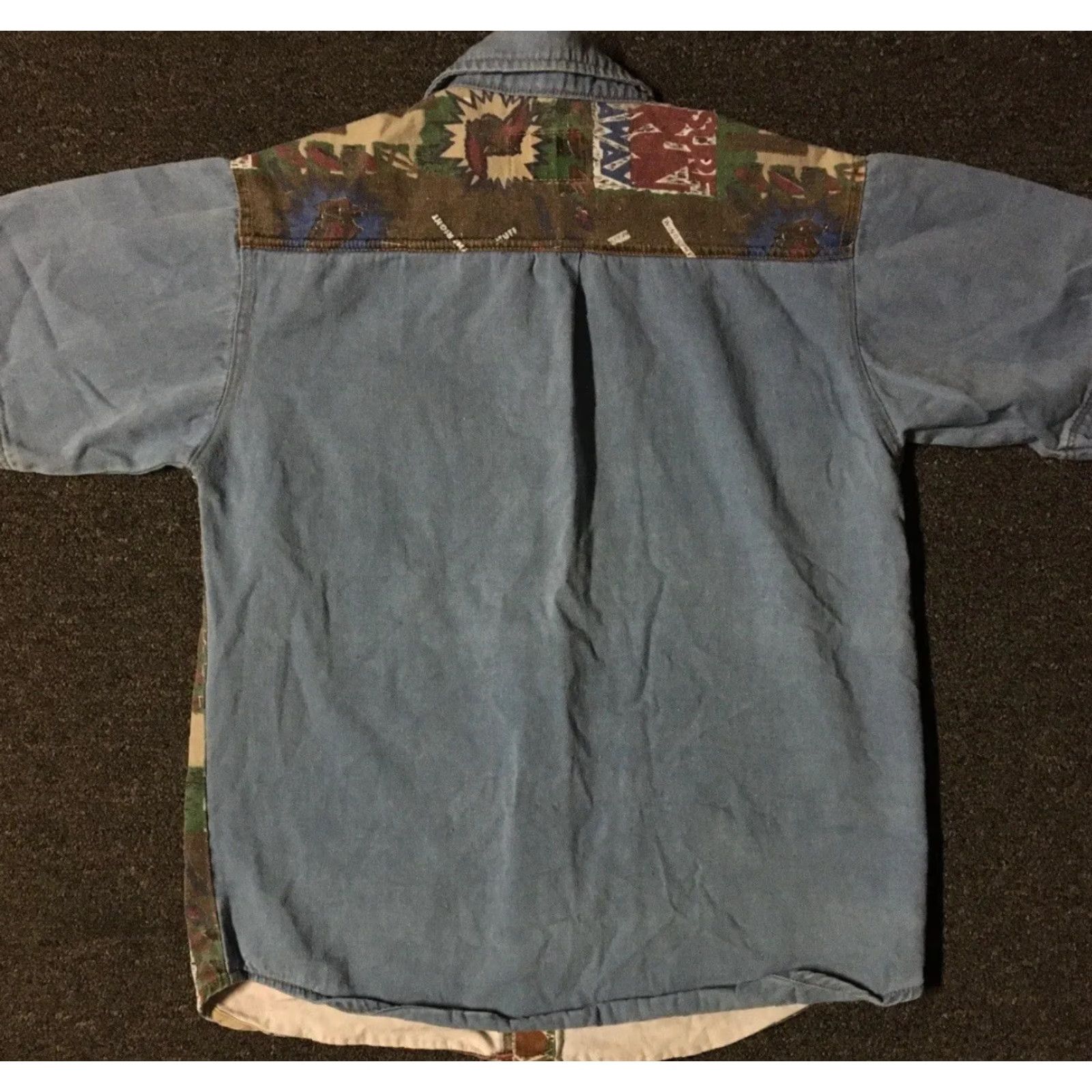 Vintage VINTAGE 90s Windsurf Safari Shirt S Hawaii Beach Grunge Vaporwave Surf Skate AOP Blue Short Sleeve Button-Up Mens XS S-Size Size US S / EU 44-46 / 1 - 4 Thumbnail