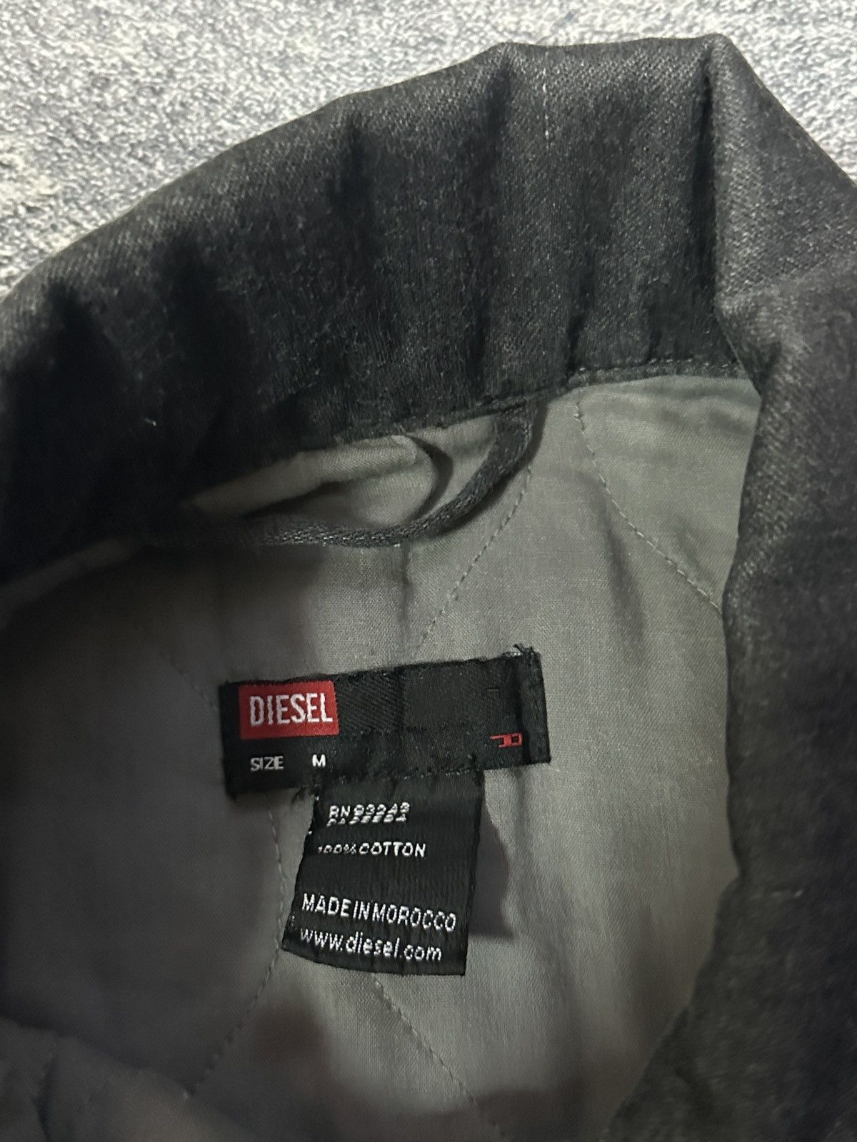 Diesel Vintage 90’s Diesel Stone Wash Military Archive Jacket M Size M / US 6-8 / IT 42-44 - 4 Thumbnail