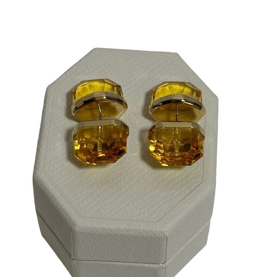 Swarovski Swarovski Lucent stud earrings Yellow, Gold-tone plated Size ONE SIZE - 4 Thumbnail