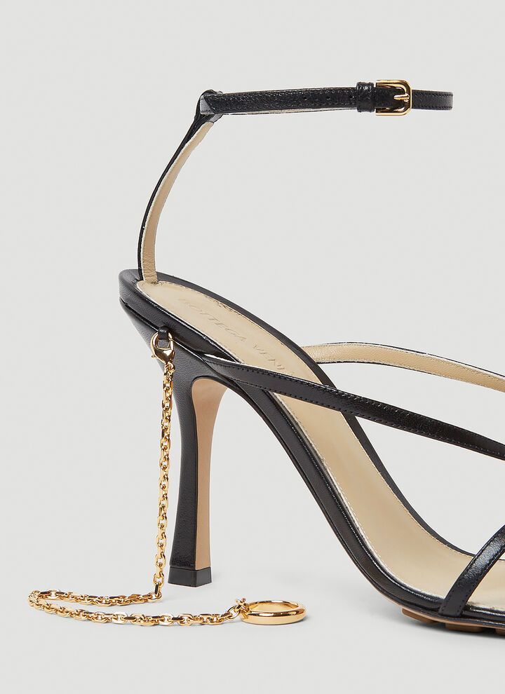 Bottega Veneta o1bcso1str0924 Stretch Strap Sandal in Black Size US 7.5 / IT 37.5 - 6 Thumbnail