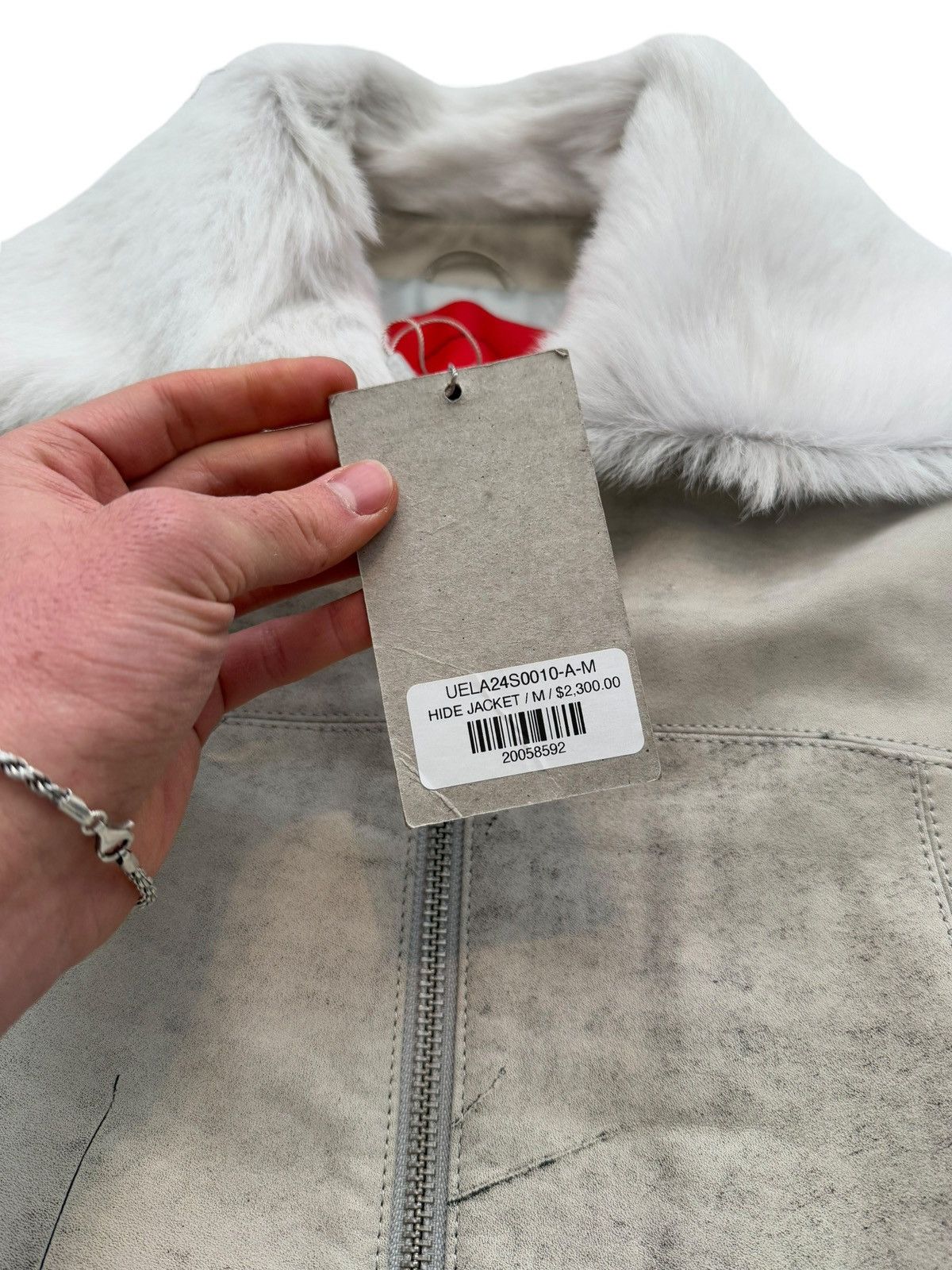 Eckhaus Latta Hide Fur Faded Leather Jacket Size US M / EU 48-50 / 2 - 4 Thumbnail