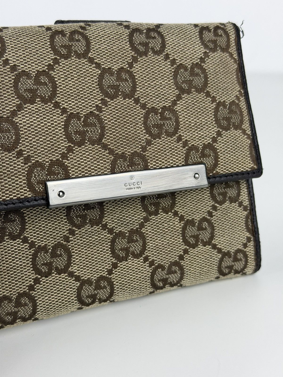 Gucci Gucci GG monogram canvas trifold wallet Size ONE SIZE - 14 Thumbnail