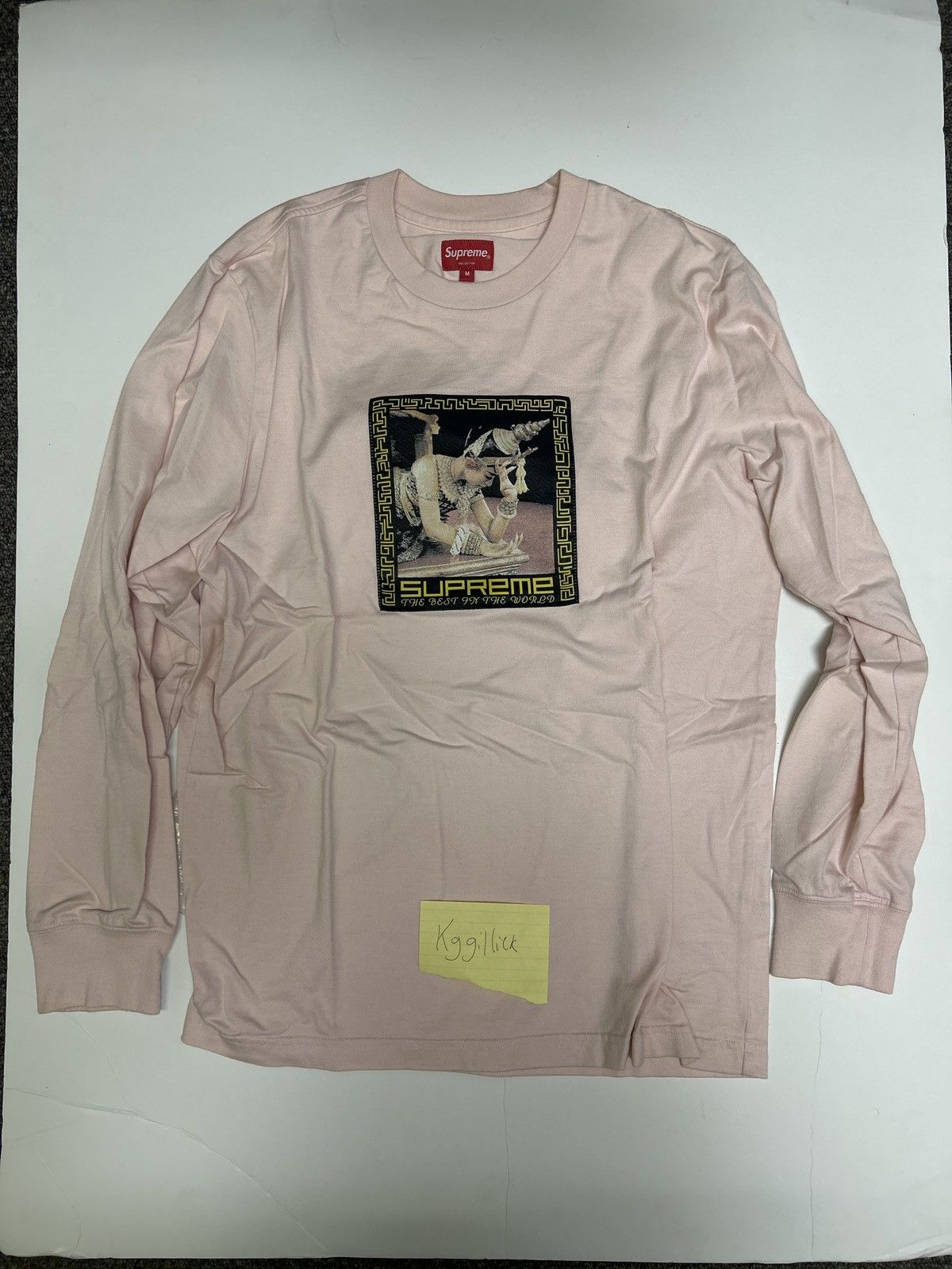 【希少】SUPREME Best In The World L/S Tee Supreme Best in the World L S Tee (FW17) - $110