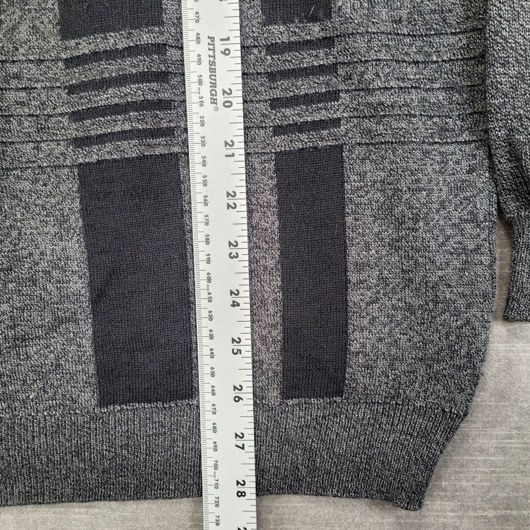 Vintage VINTAGE Manzoni Mens Gray Wool Mix Grandpa Dad 1/4 Zip Long Sleeve Sweater Made Italy L Size US L / EU 52-54 / 3 - 4 Thumbnail