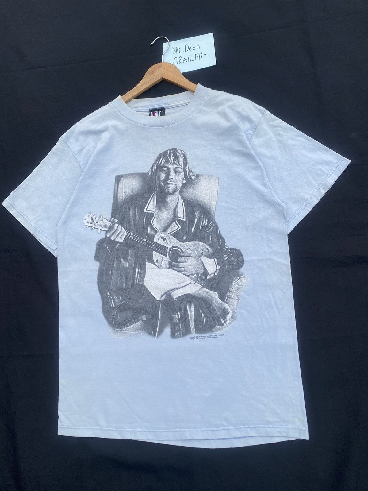 Band Tees Rare Vintage Kurt Cobain 1998 “The End of the Music” Tshirt Size US L / EU 52-54 / 3 - 3 Thumbnail