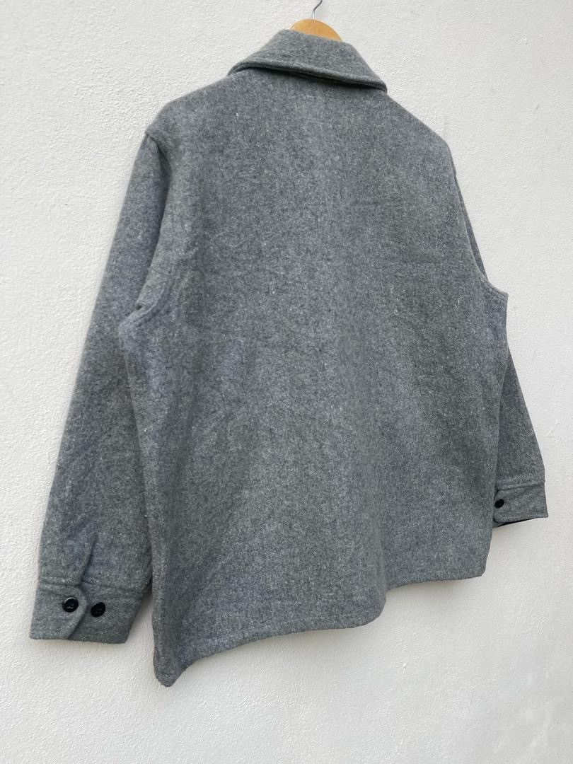 Vintage Melton Wool Zipper Jacket Size US L / EU 52-54 / 3 - 12 Thumbnail