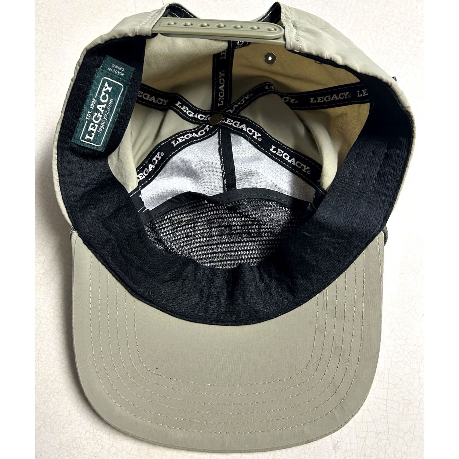 Vintage Stanley Idaho Rope Style Trucker Snapback Hat Cap Beige Mountains NWOT Size ONE SIZE - 7 Thumbnail
