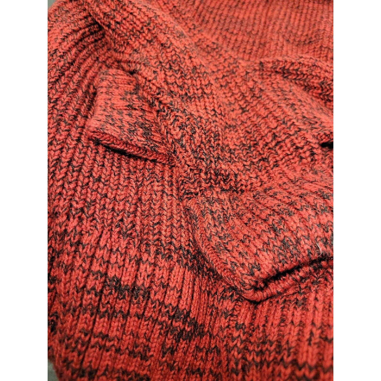 rue21 Rue21 Carbon Men’s LARGE Cowl Neck Sweater Red Pullover Warm Size US L / EU 52-54 / 3 - 8 Thumbnail