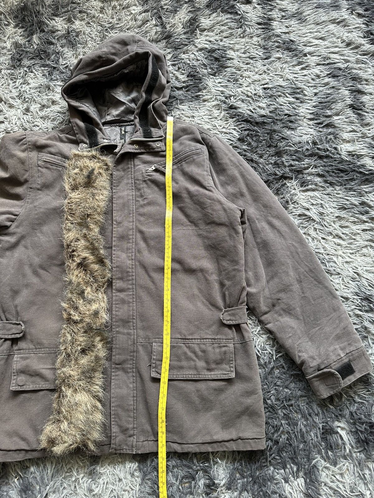 RIPVANWINKLE 2000s THX Co. Thank God parka heavy jacket Size US L / EU 52-54 / 3 - 9 Thumbnail