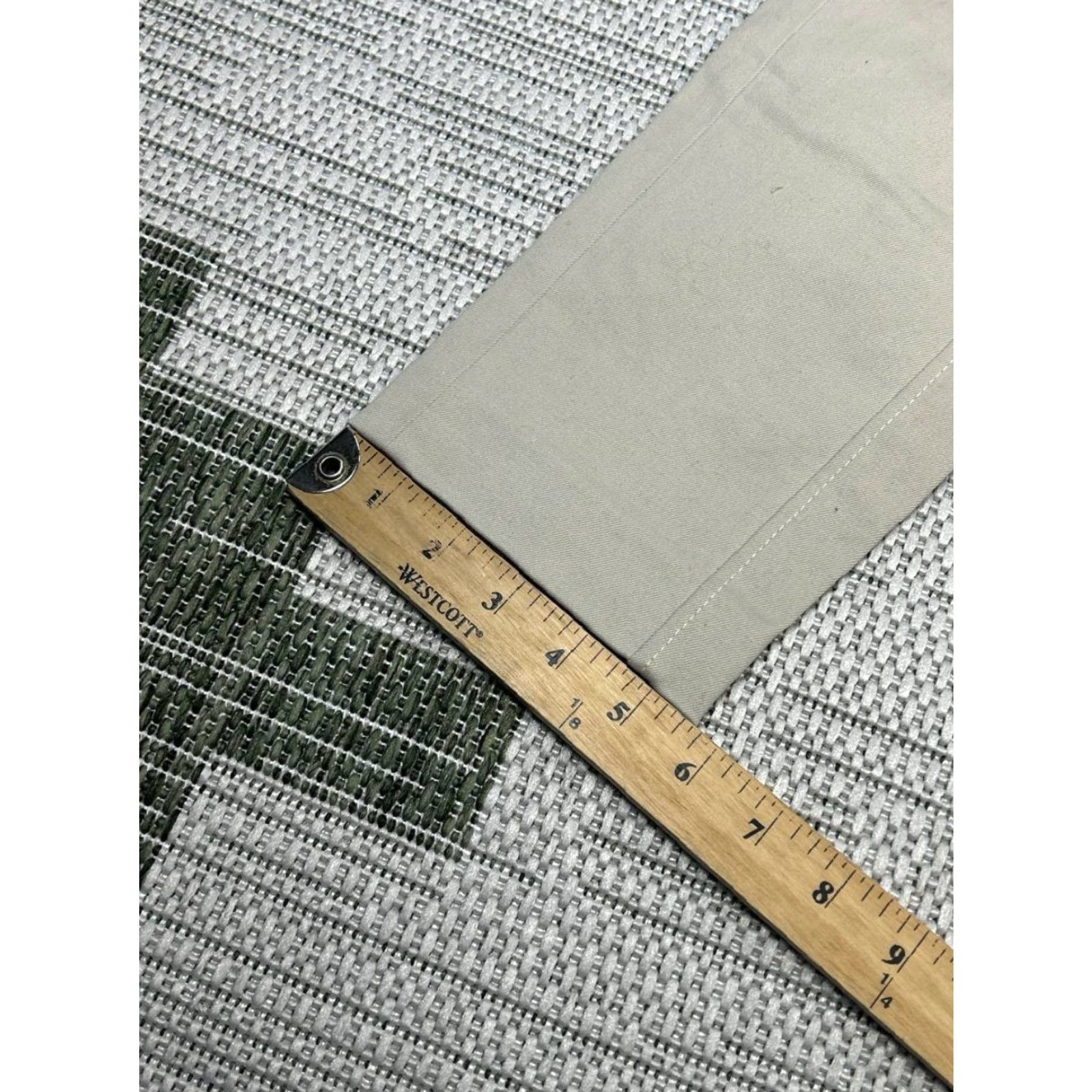 Vintage Purificacion Garcia Pants Womens 40 Beige Canvas Cotton Mid Rise Skinny Leg Size 27" / US 4 / IT 40 - 3 Thumbnail