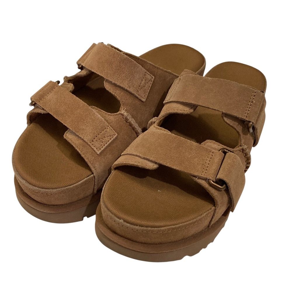 Ugg UGG UGG Goldenstar High Slide Platform Sandals Leather Shoes DUTY FREE for USA Size ONE SIZE - 1 Thumbnail