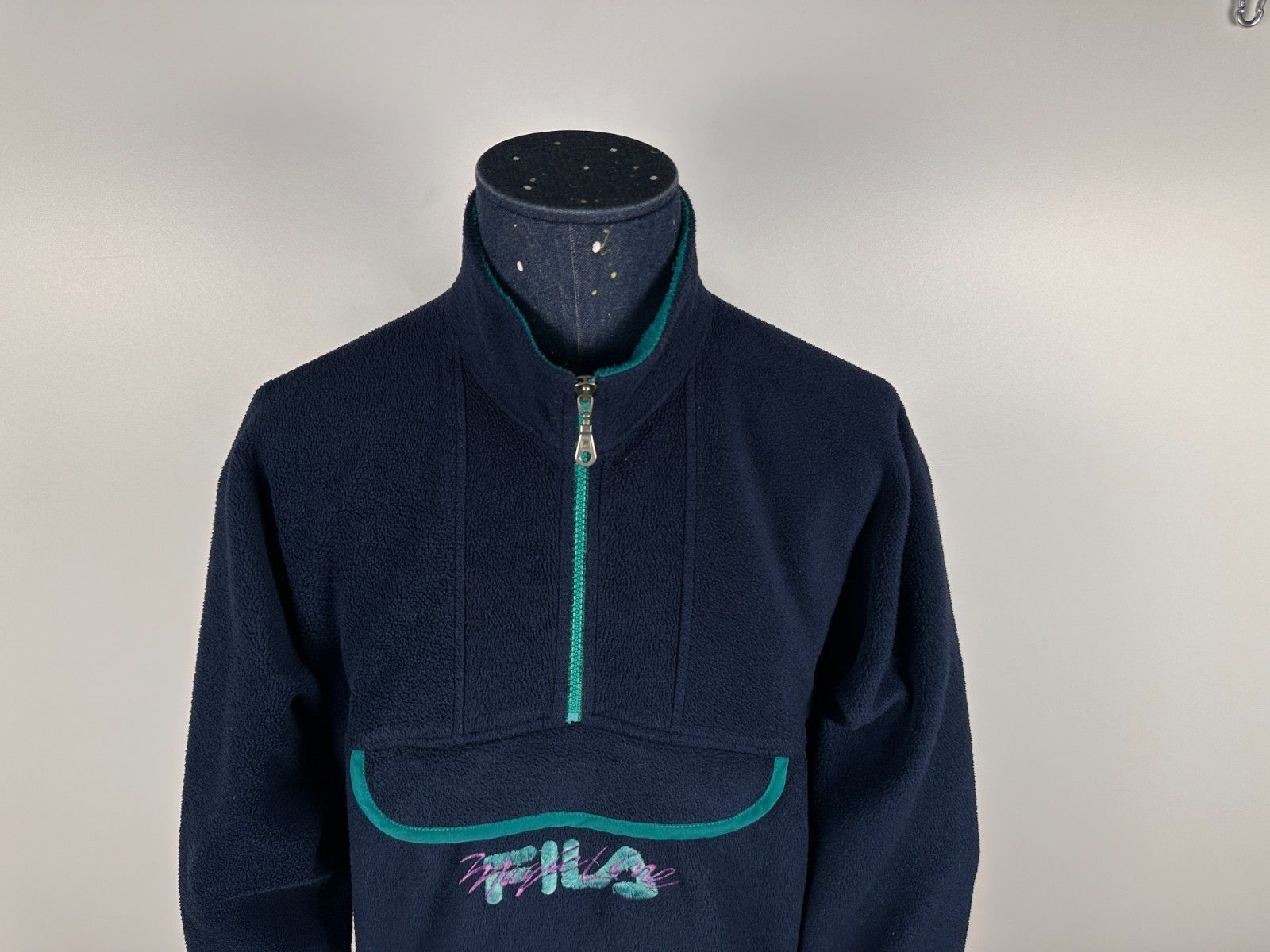 Fila Fila Magic Line Quarter Zip Fleece Sweatshirt Navy Size S Size US S / EU 44-46 / 1 - 2 Thumbnail
