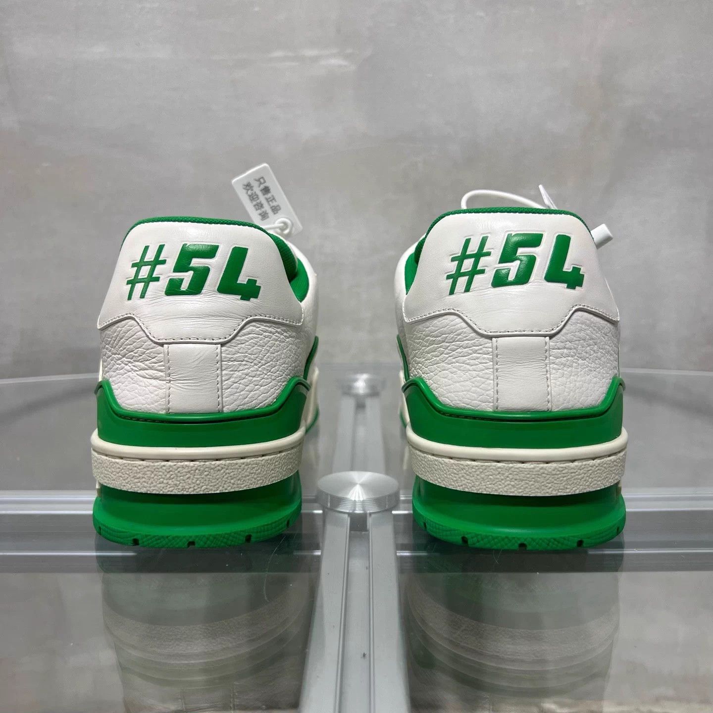 Louis Vuitton LV Trainer Men's White & Green UK7.5/41.5 Size US 8.5 / EU 41-42 - 6 Thumbnail
