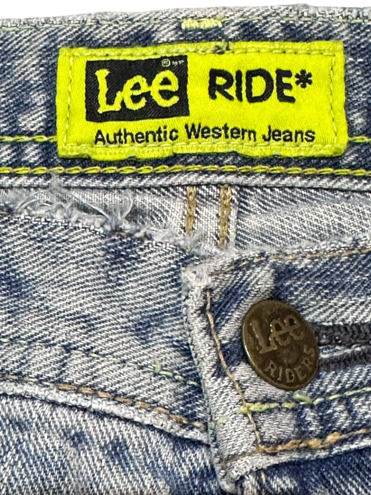 Issey Miyake × Lee Vintage Lee Flare Bootcut Faded Distressed Denim Size US 29 - 7 Thumbnail