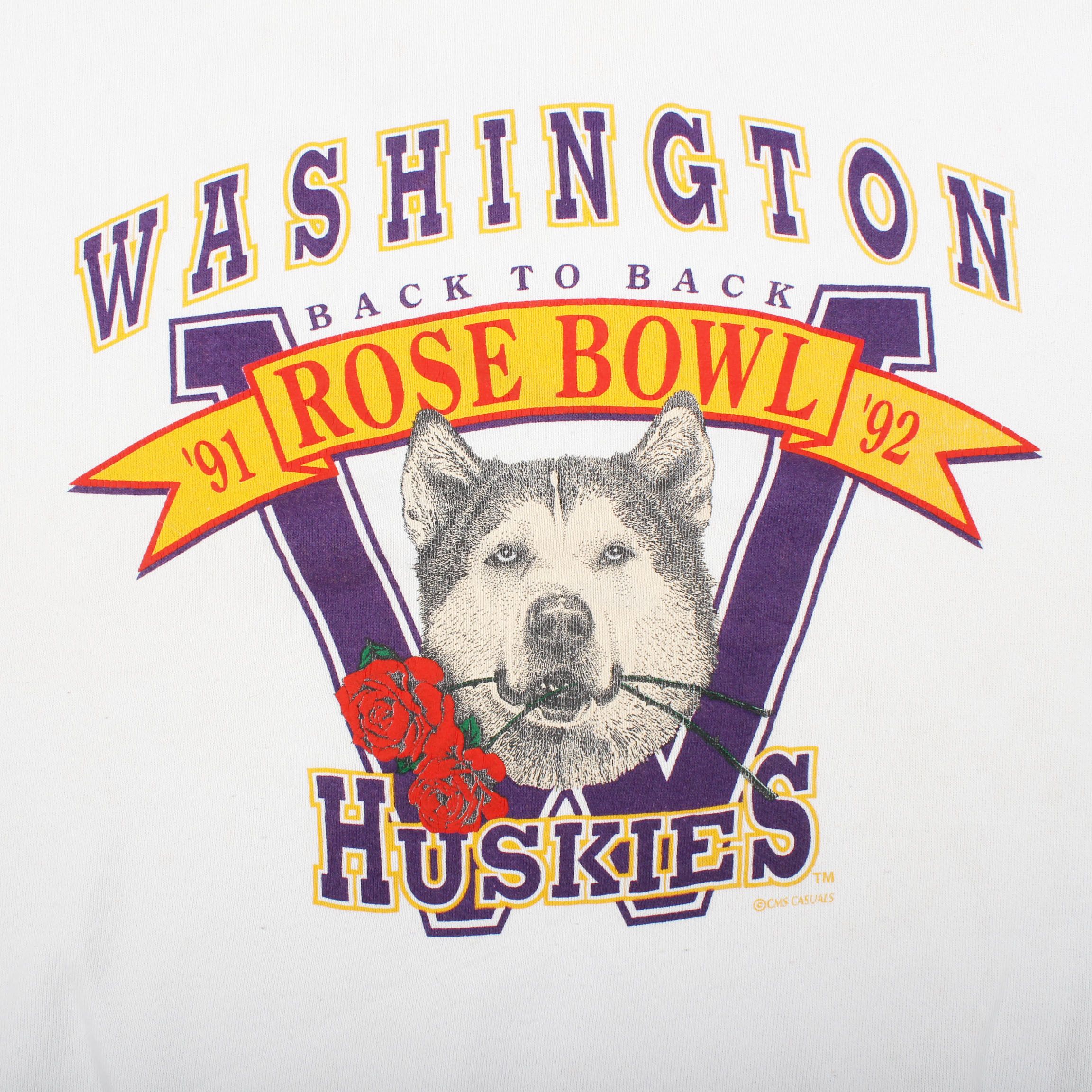 NCAA × Vintage Washington Huskies Rose Bowl Sweatshirt Size US L / EU 52-54 / 3 - 2 Thumbnail