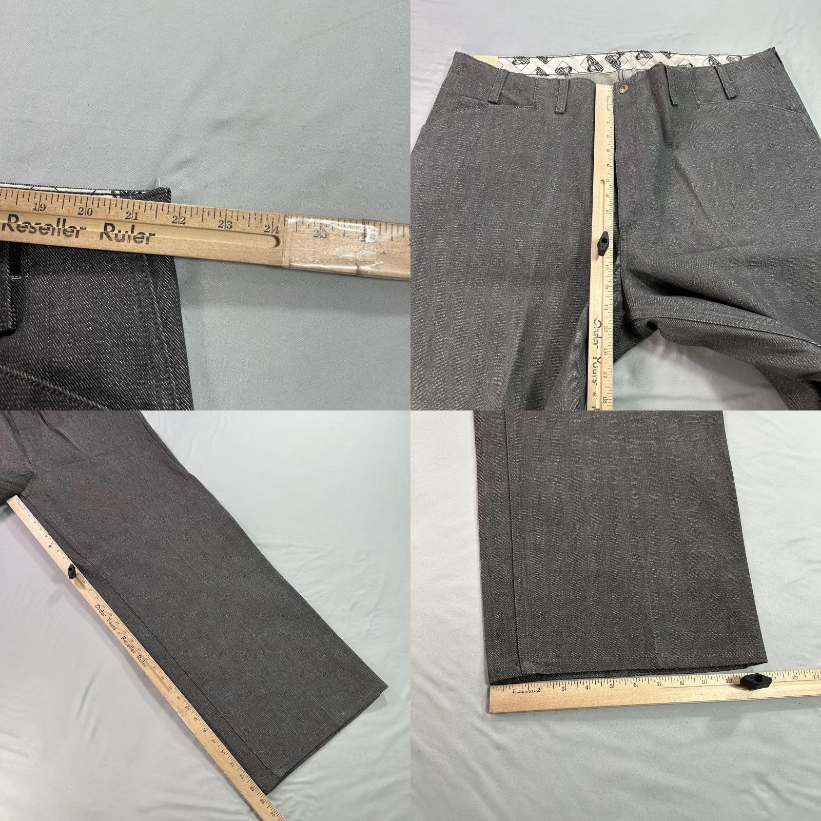 Ben Davis NEW Ben Davis Gorilla Cut Pants Mens 44x34 Gray Workwear Wide Leg Cotton USA Size US 44 / EU 60 - 8 Thumbnail