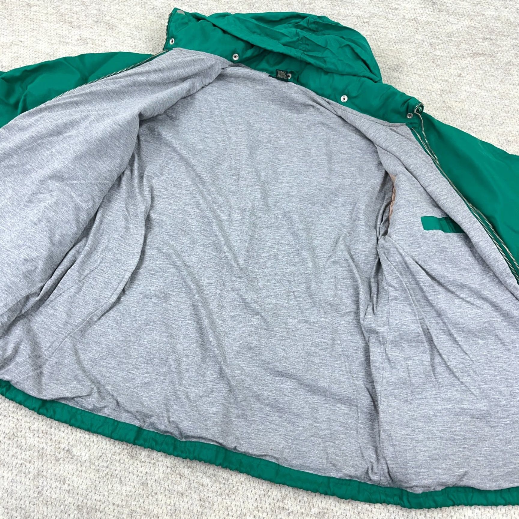 J.Crew VINTAGE J.CREW Oarsman Raincoat Men L Green Rain Coat Hooded Lined 90s Jacket Hoodie? Size US L / EU 52-54 / 3 - 3 Thumbnail