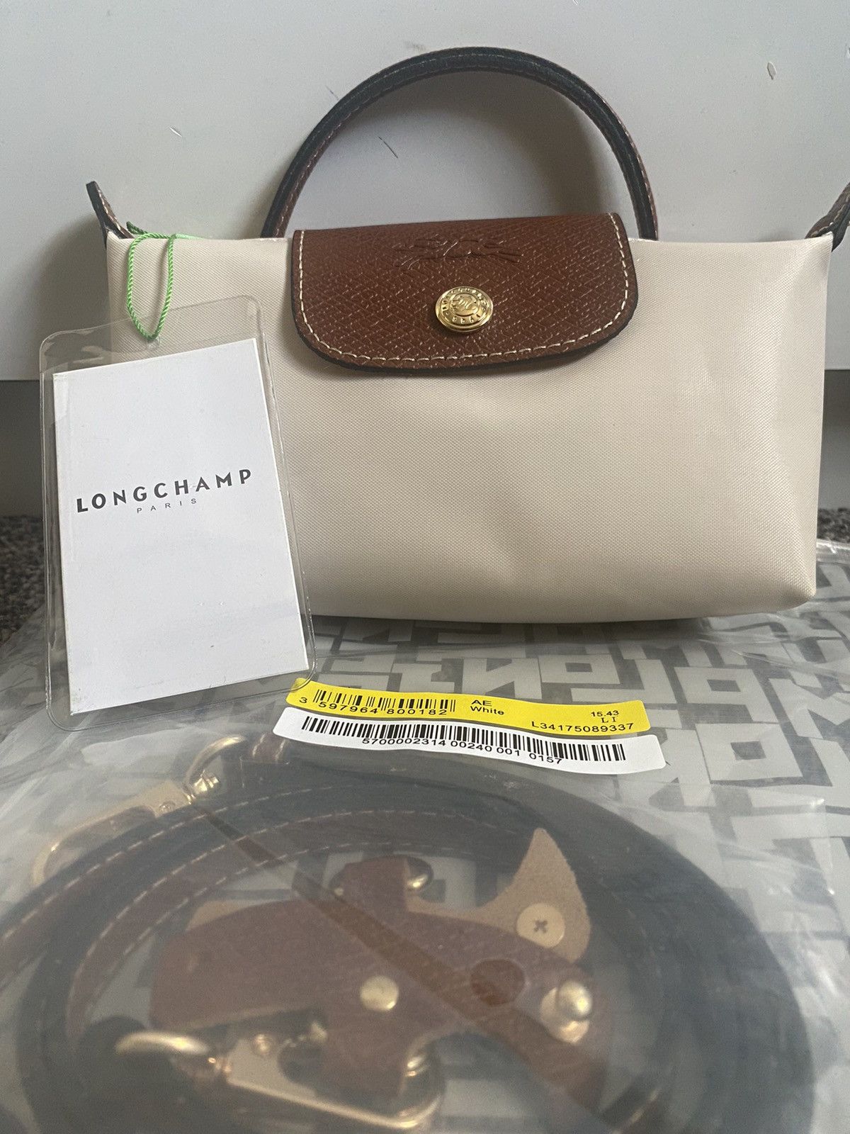 Longchamp Longchamp Beige Pouch Size ONE SIZE - 1 Thumbnail