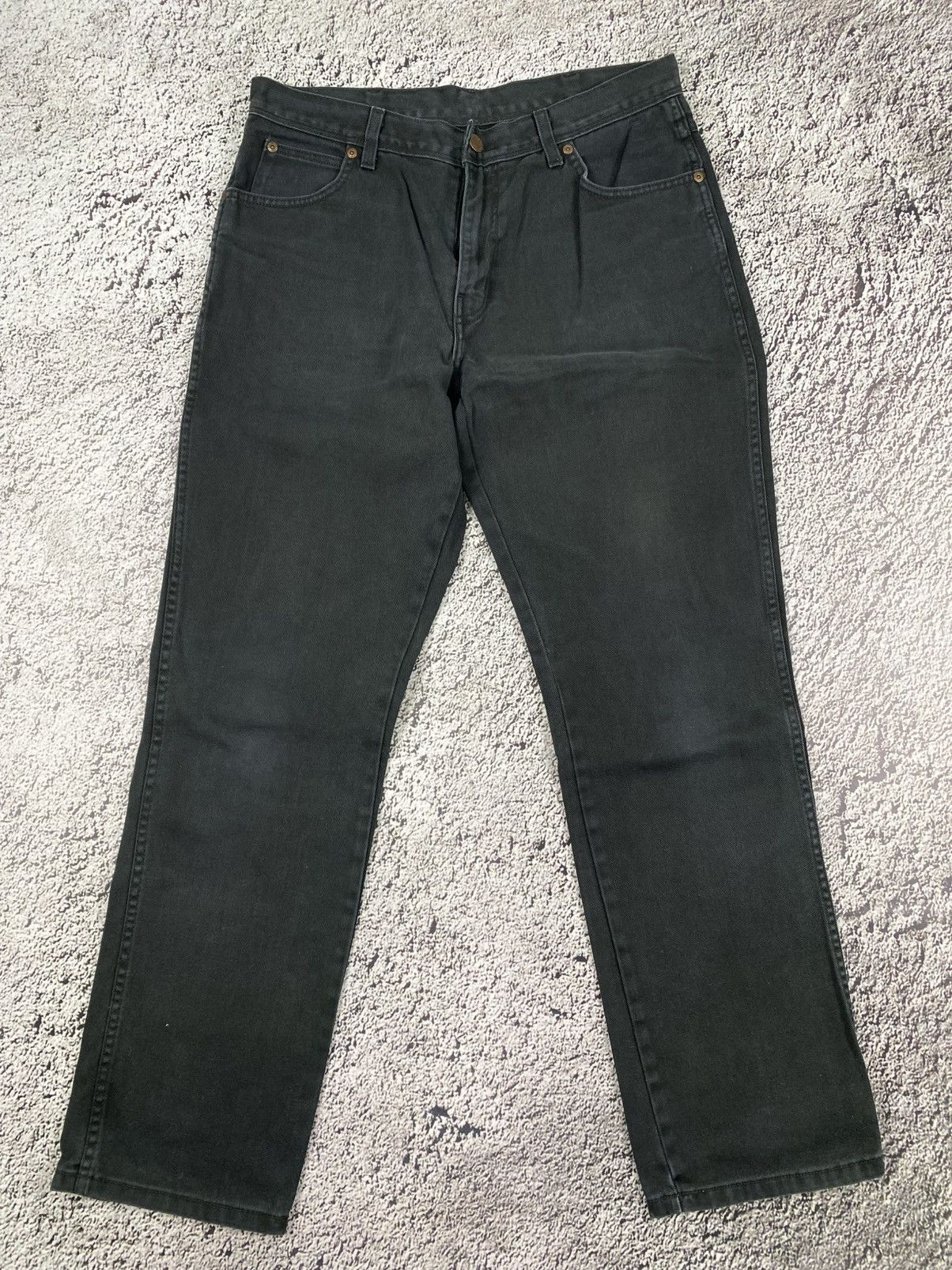 Vintage Vintage Y2K Wrangler faded straight denim jeans streetwear Size US 34 / EU 50 - 4 Thumbnail