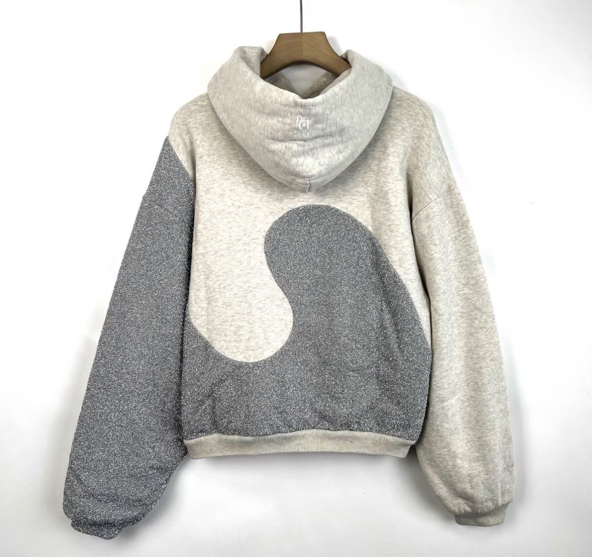 Dior Dior Runway Gray Glitter Yin Yang Hooded Sweatshirt K12 Size S / US 4 / IT 40 - 2 Thumbnail